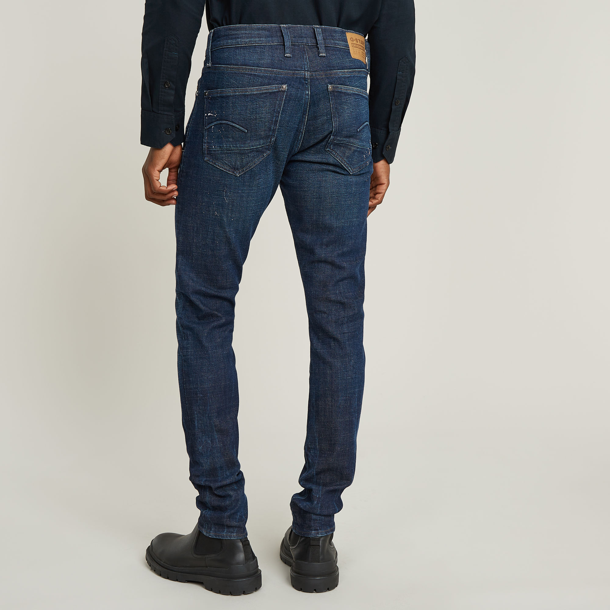 G-Star RAW Revend FWD Skinny Jeans Donkerblauw Heren