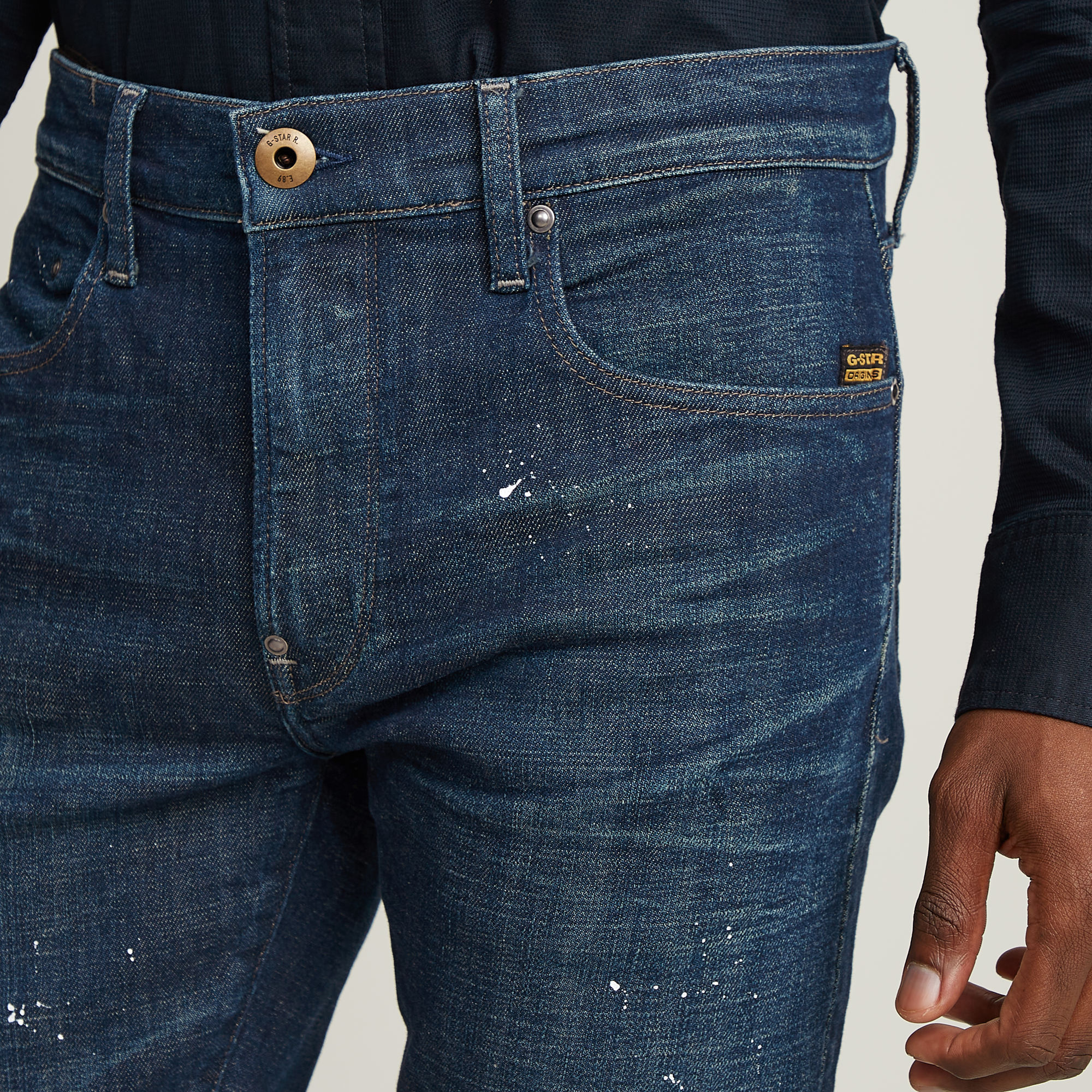 G-Star RAW Revend FWD Skinny Jeans Donkerblauw Heren