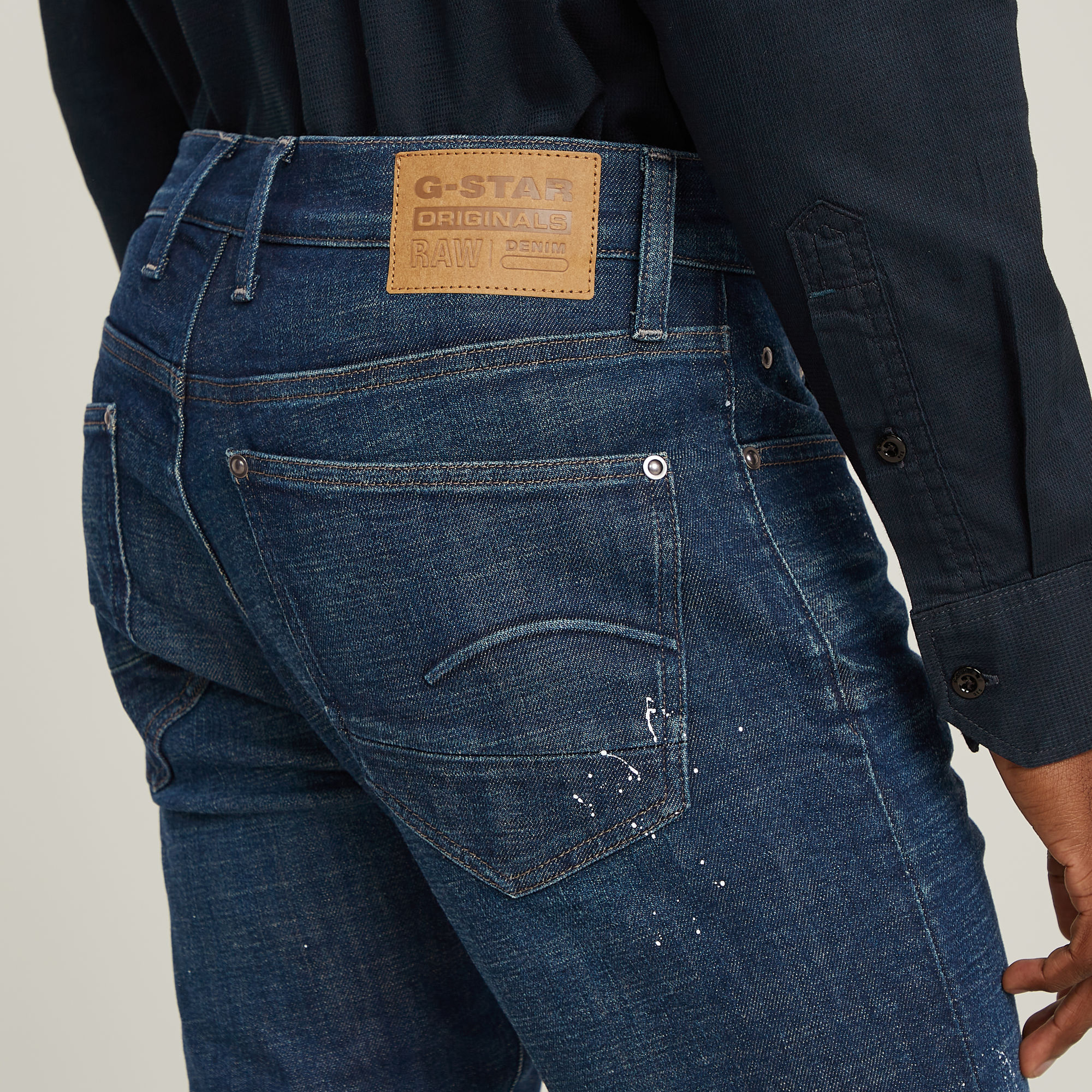 G-Star RAW Revend FWD Skinny Jeans Donkerblauw Heren