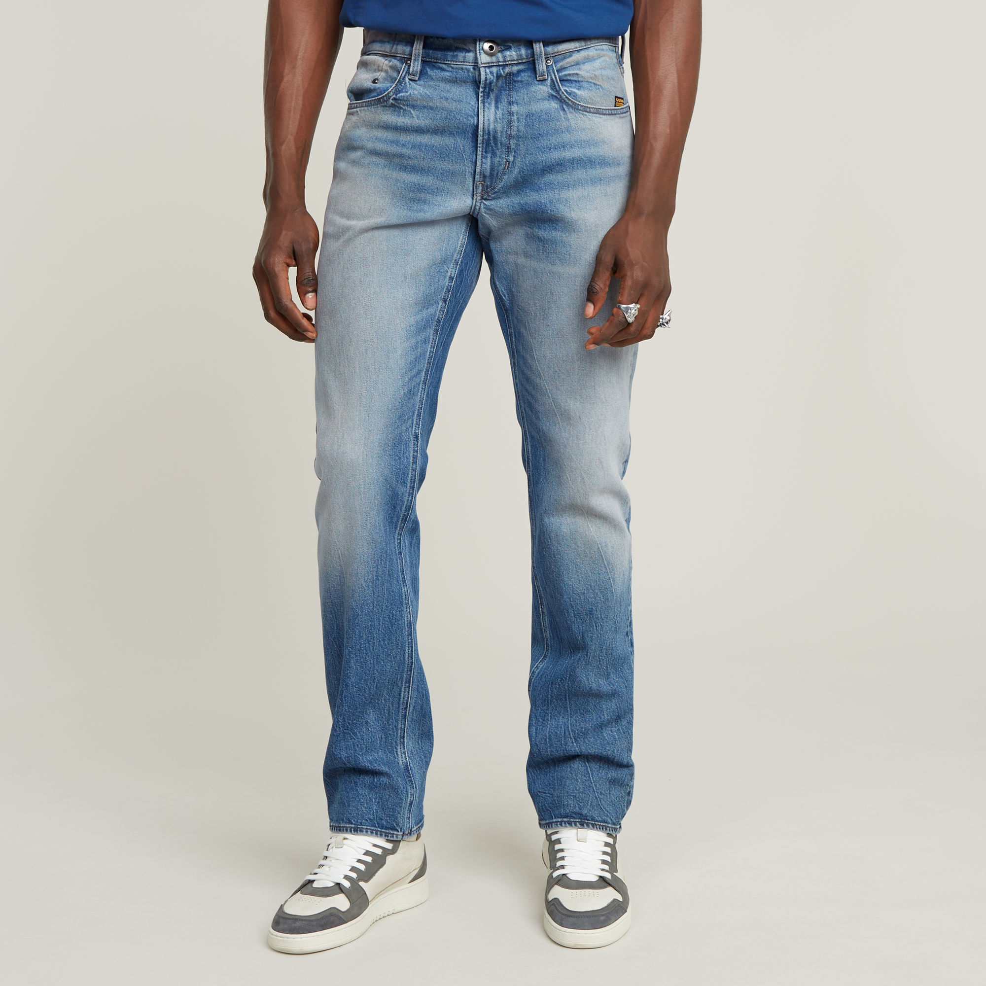 

Mosa Straight Jeans - Medium blue - Men