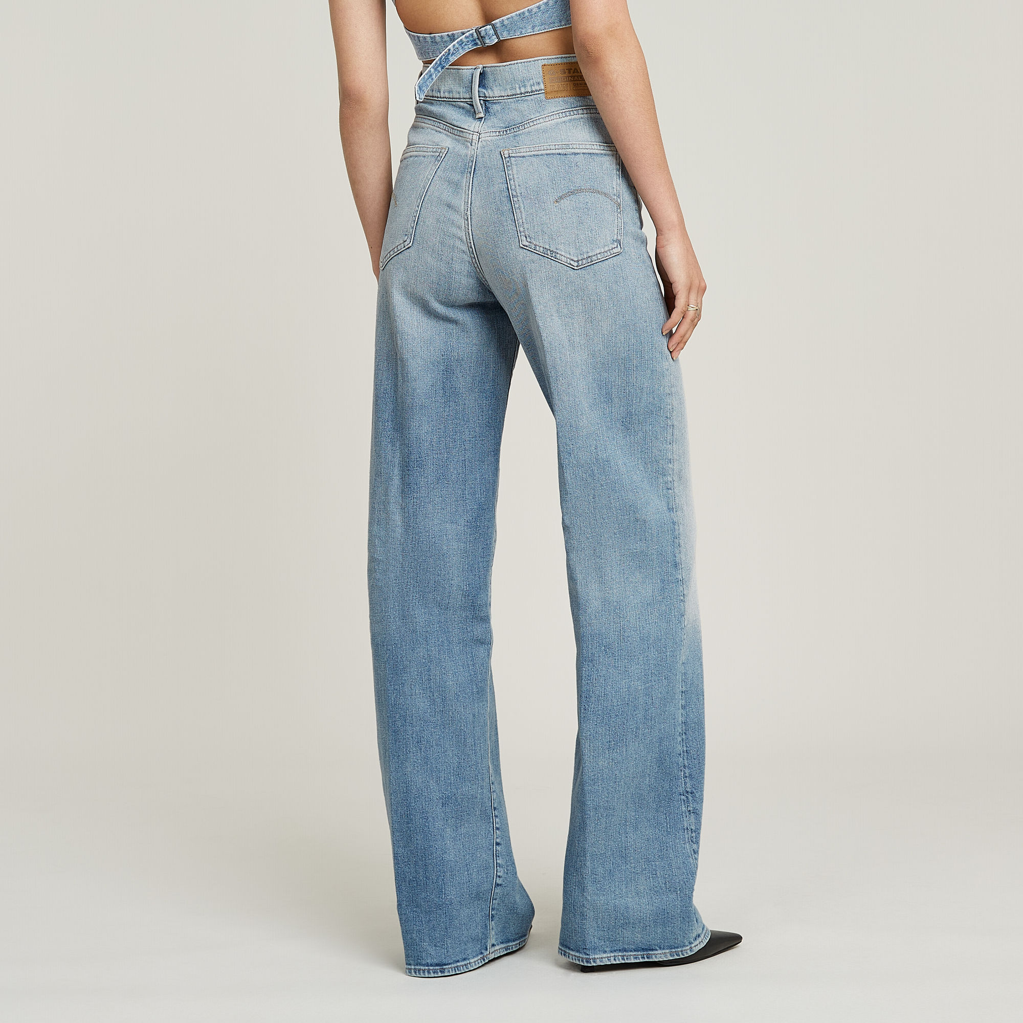 G-Star RAW Deck 2.0 High Loose Jeans Midden blauw Dames