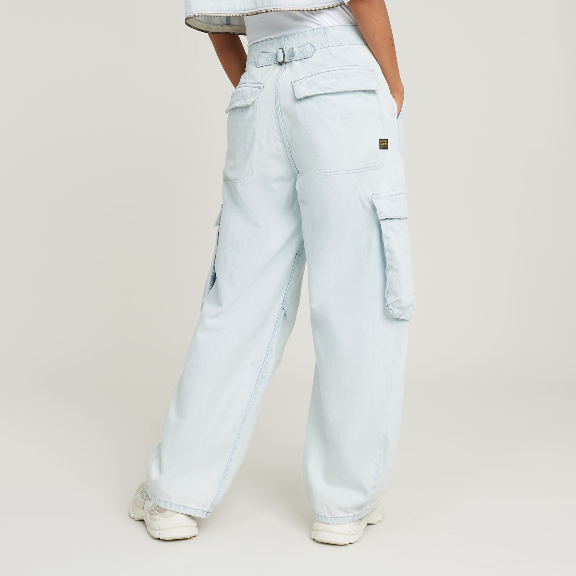 G-Star RAW Balloon Cargo Jeans Lichtblauw Dames