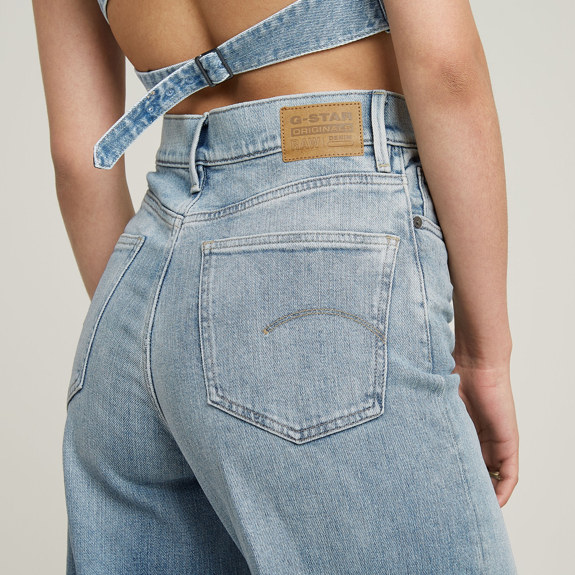 G-Star RAW Deck 2.0 High Loose Jeans Midden blauw Dames