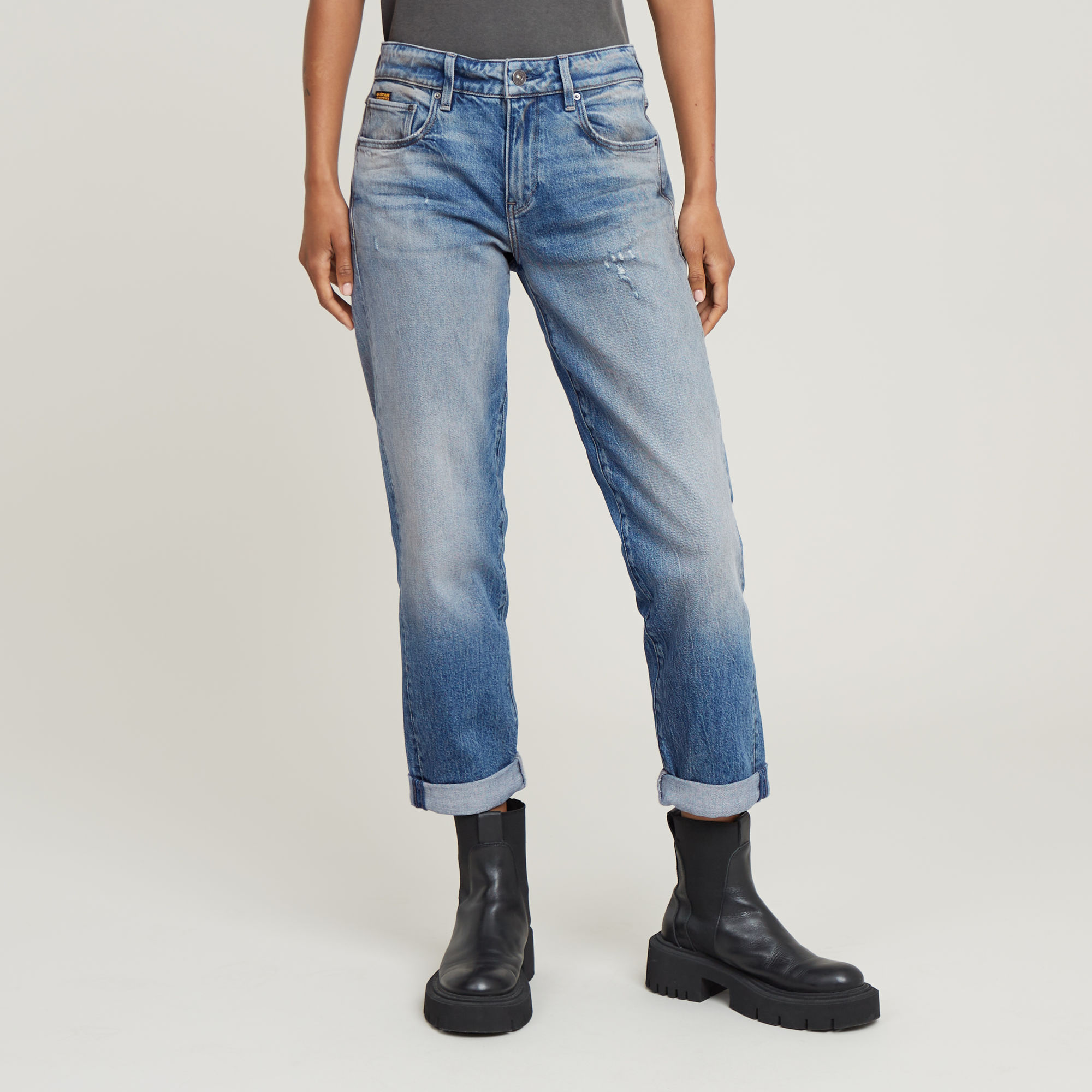 G-Star RAW Kate Boyfriend Jeans - Midden blauw - Dames