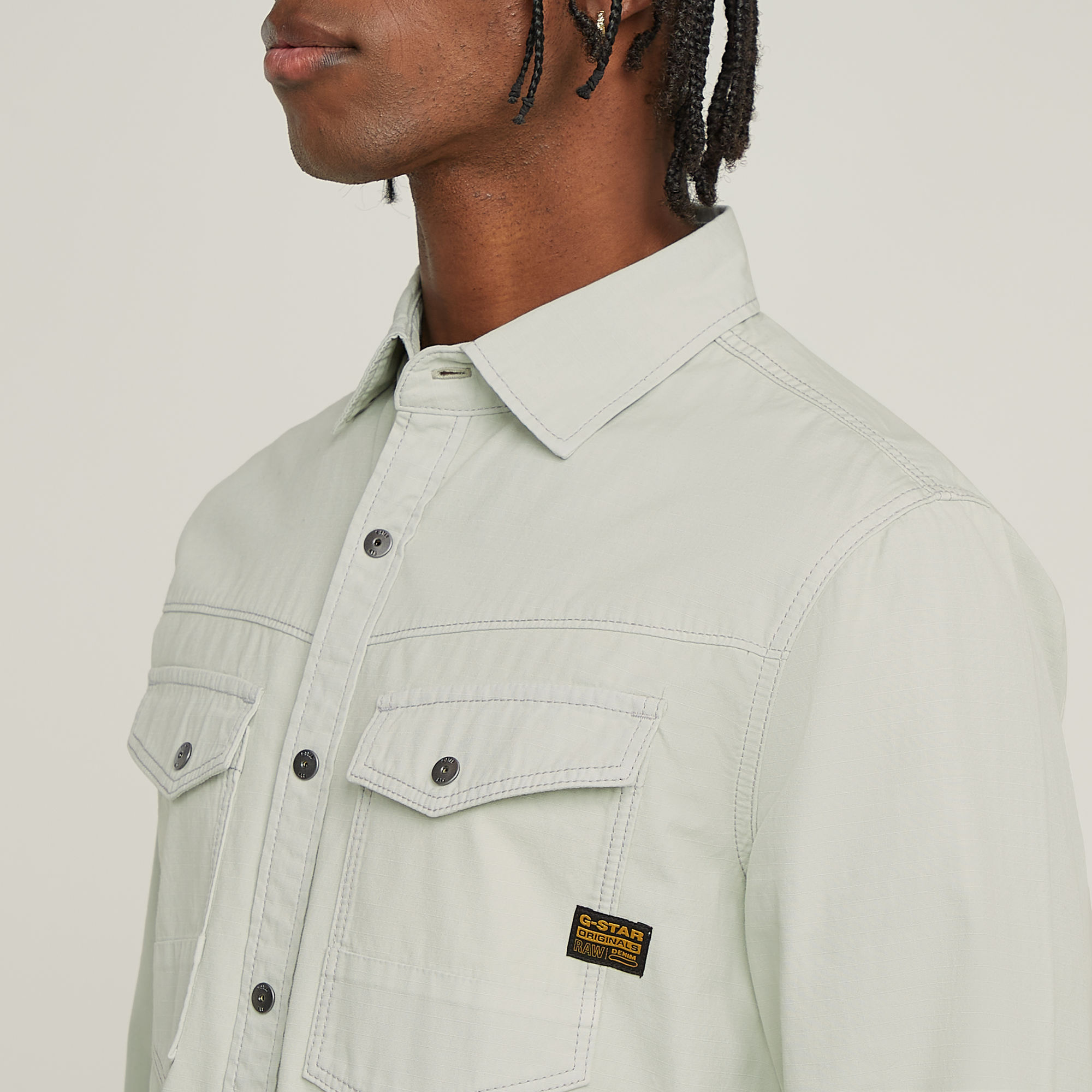 G-Star RAW Dakota Slim Shirt Grijs Heren