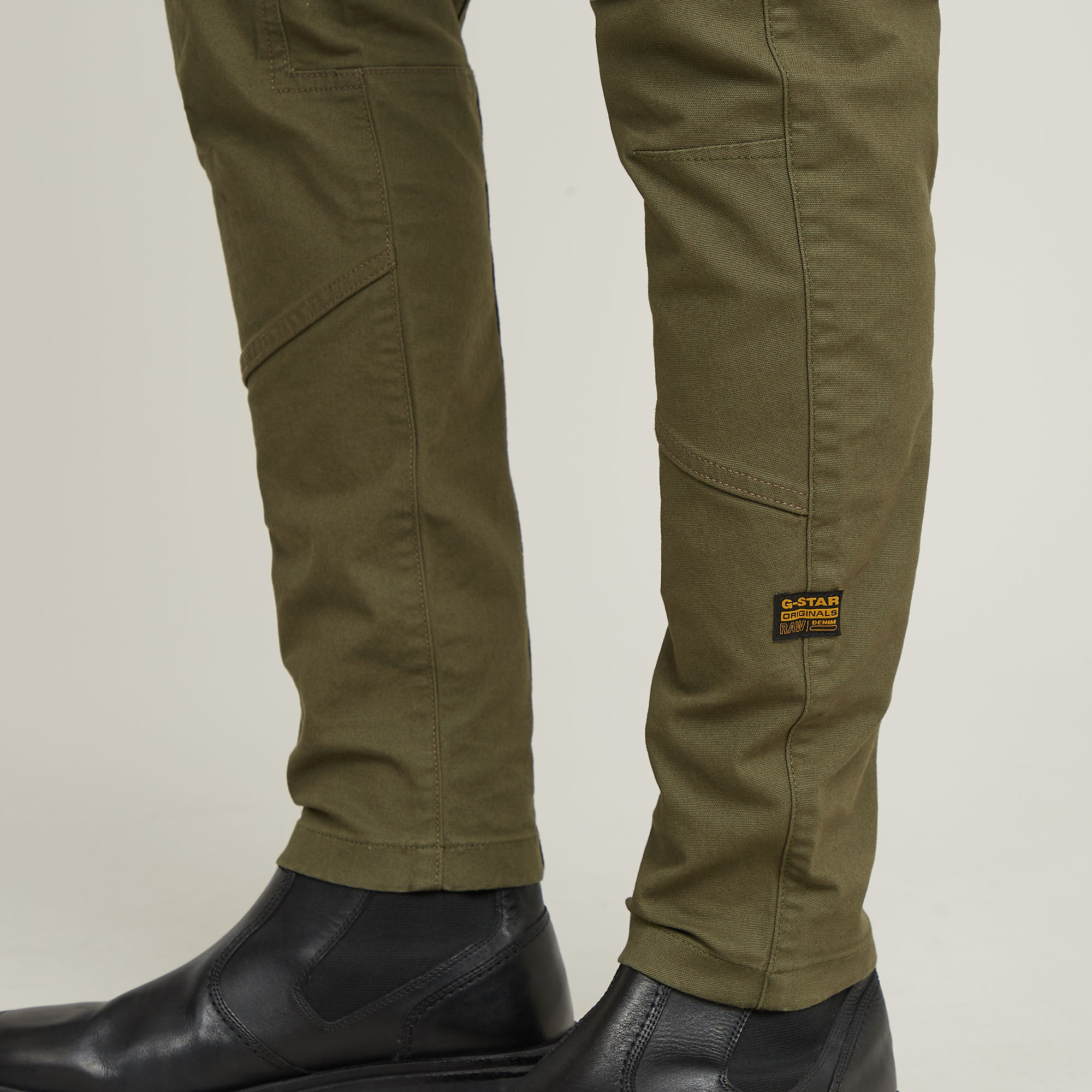 G-Star RAW Zip Pocket 3D Skinny Cargo Broek 2.0 Groen Heren