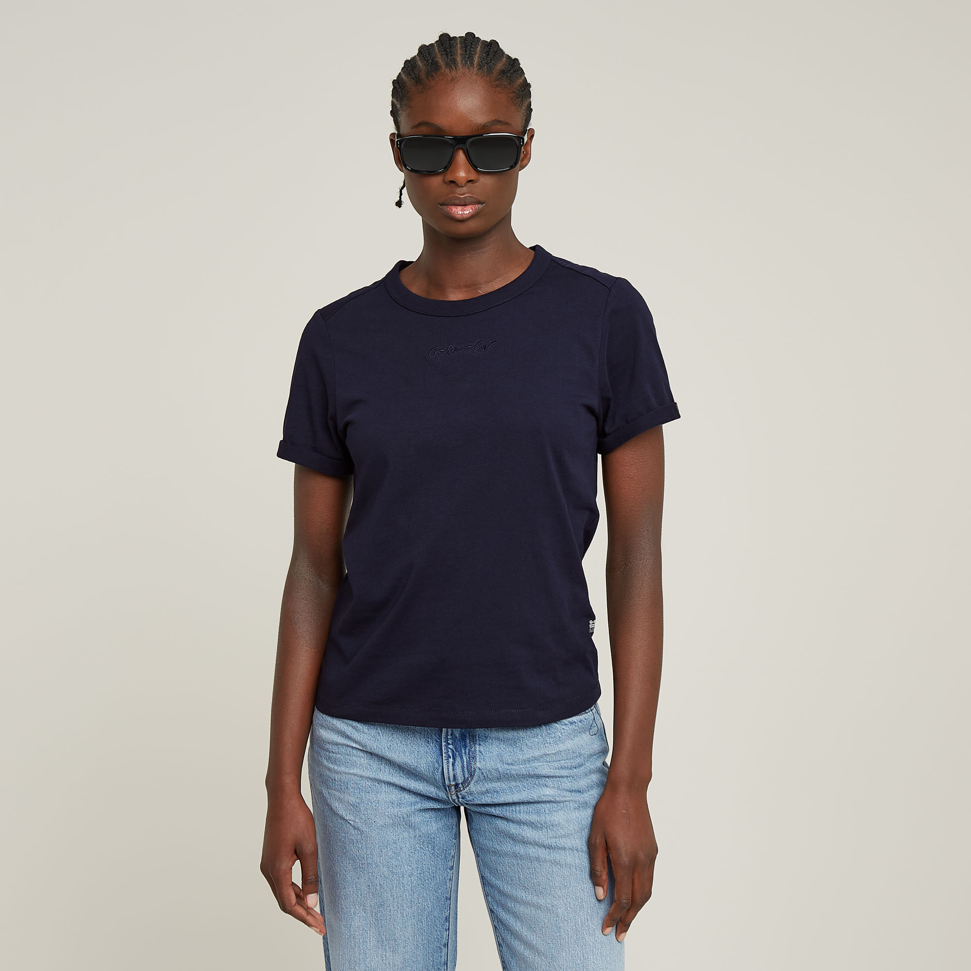 

Embro G-Script Logo Top - Dark blue - Women