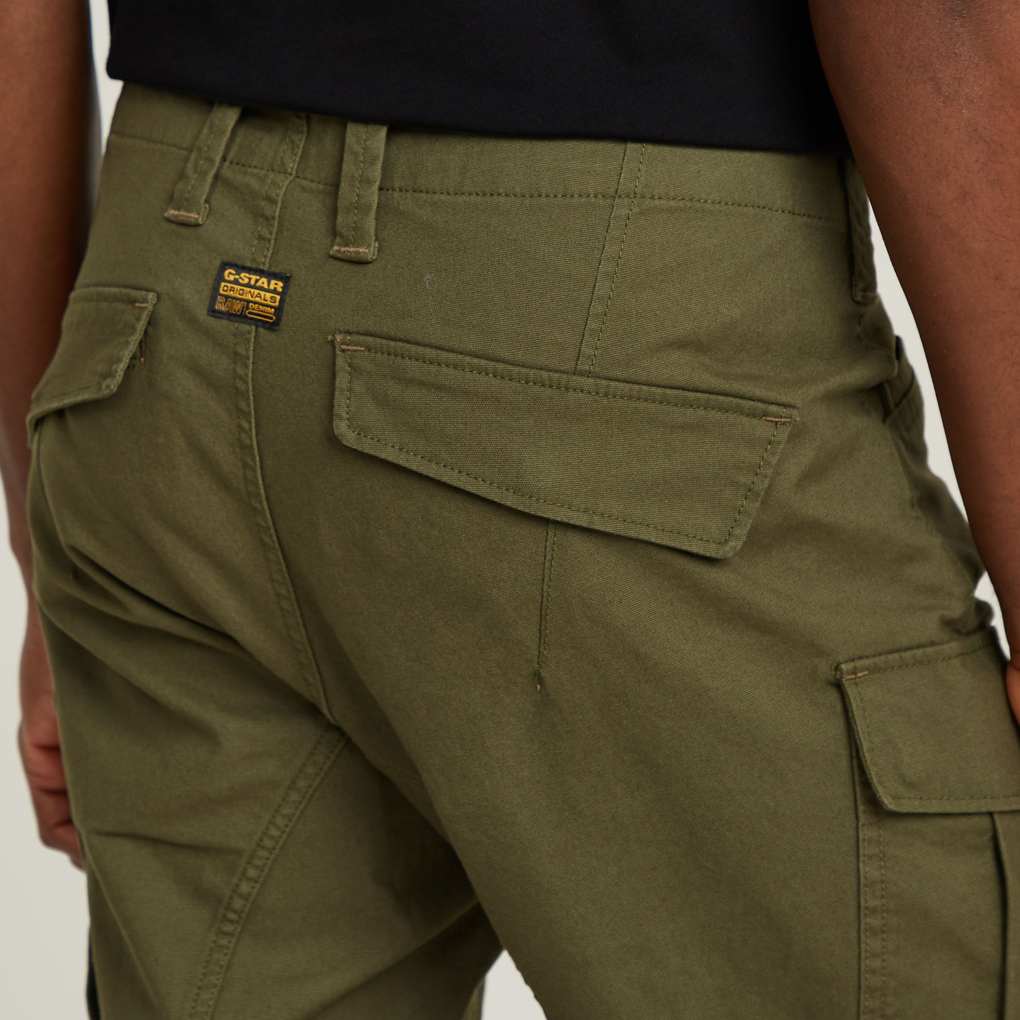 G-Star RAW Zip Pocket 3D Skinny Cargo Broek 2.0 Groen Heren