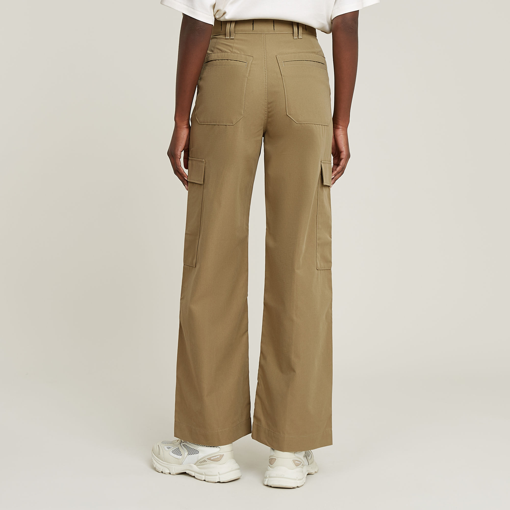 G-Star RAW High Waist Cargo Pant Groen Dames