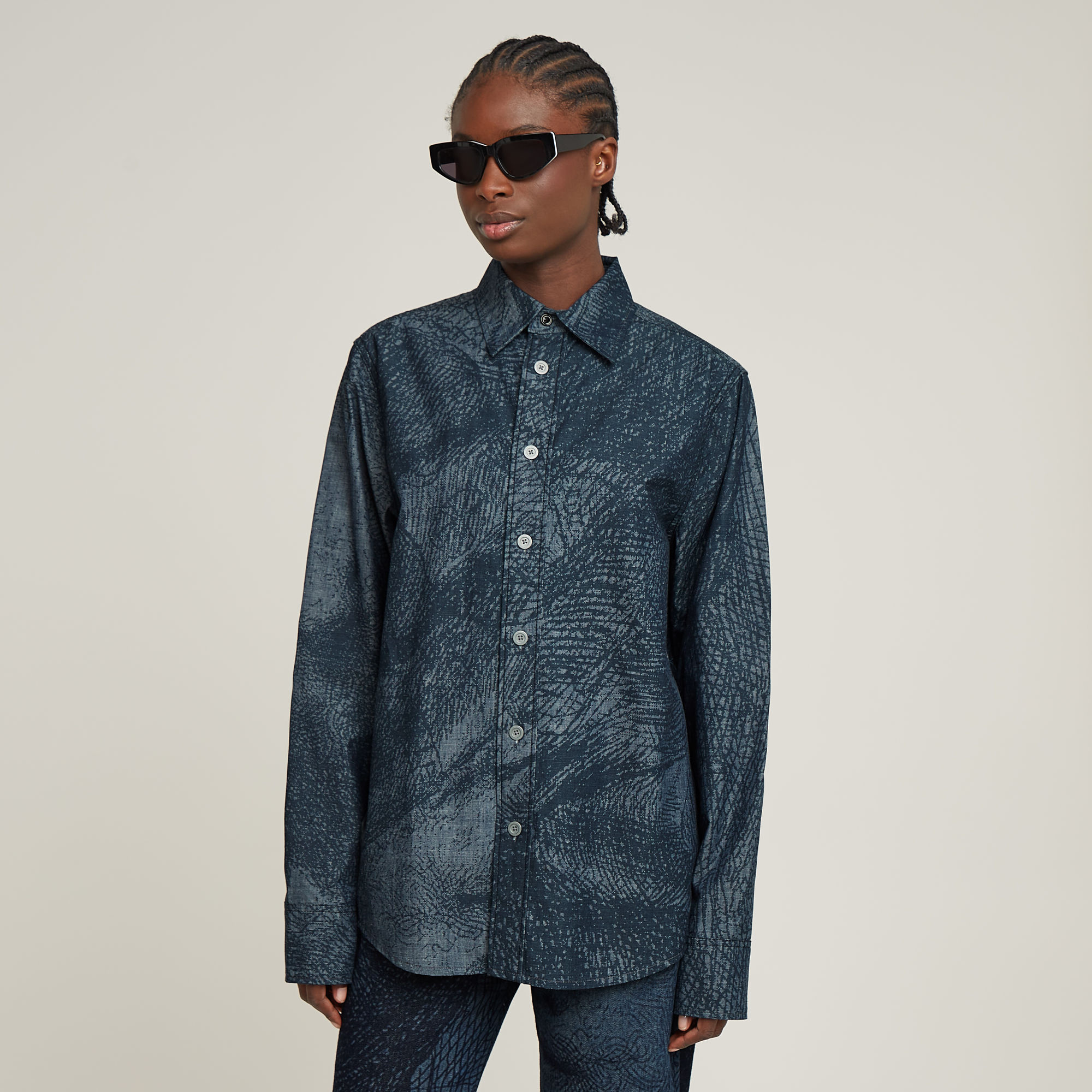 

Rembrandt Unisex Denim Shirt - Multi color - Men