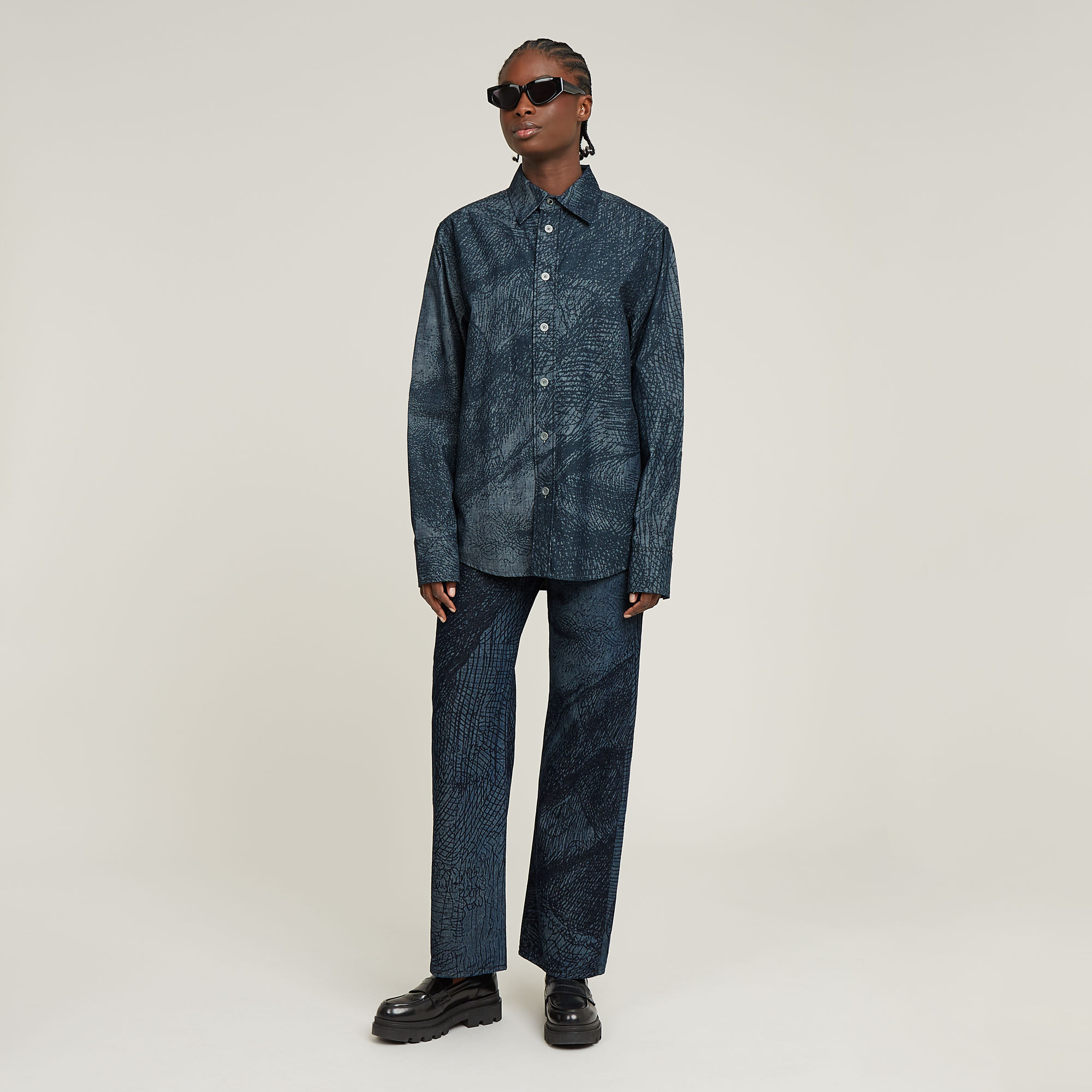 G-Star RAW Rembrandt Unisex Denim Shirt Meerkleurig Heren