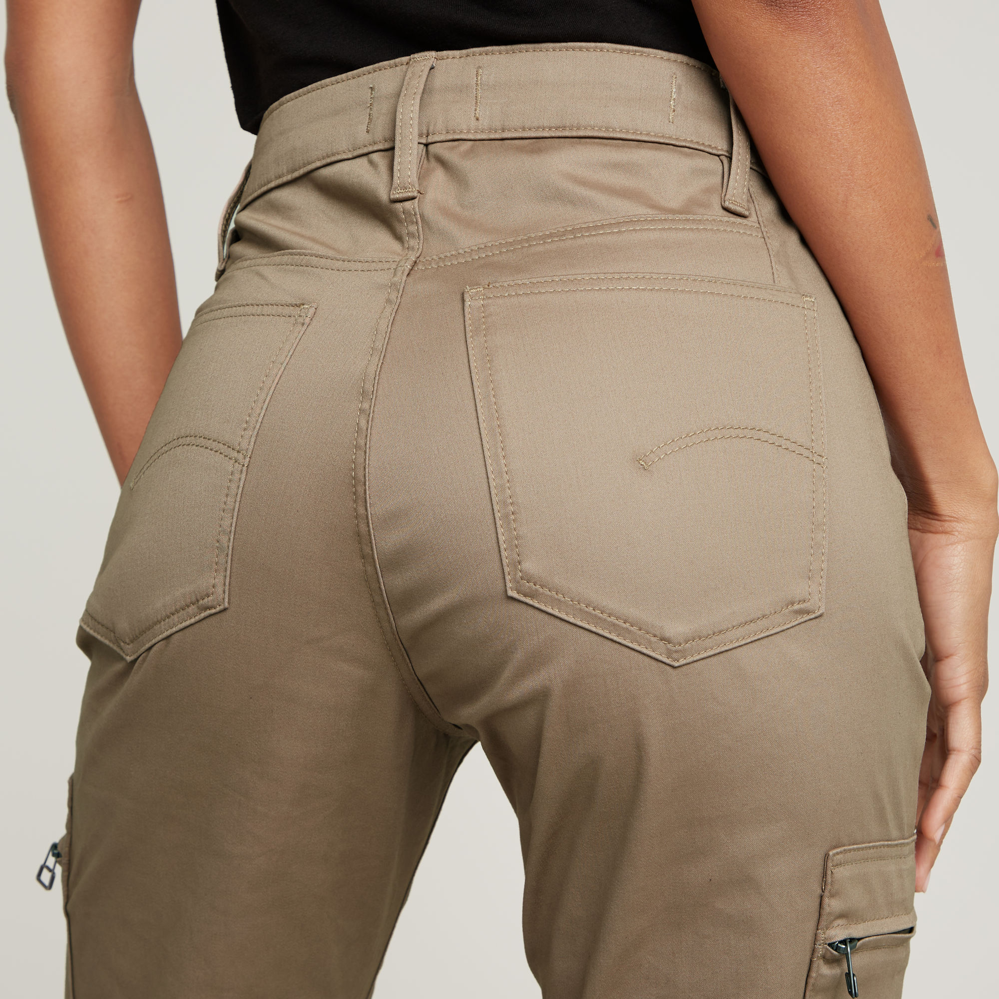 G-Star RAW Skinny Cargobroek 2.0 Beige Dames