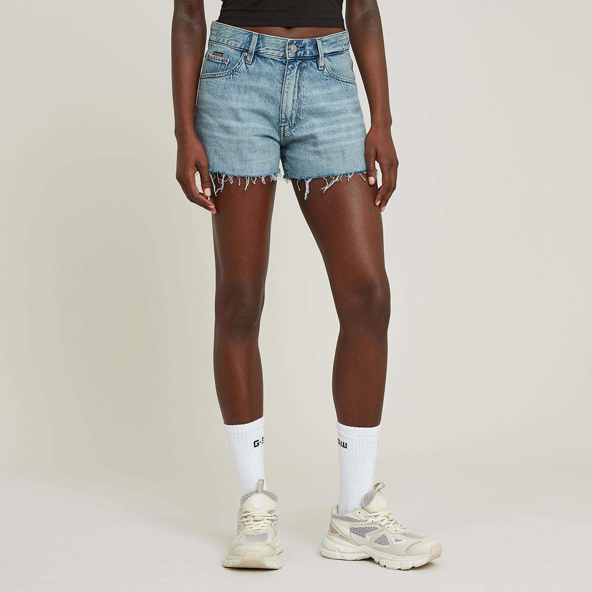 

True Shorts Raw Edge - Light blue - Women