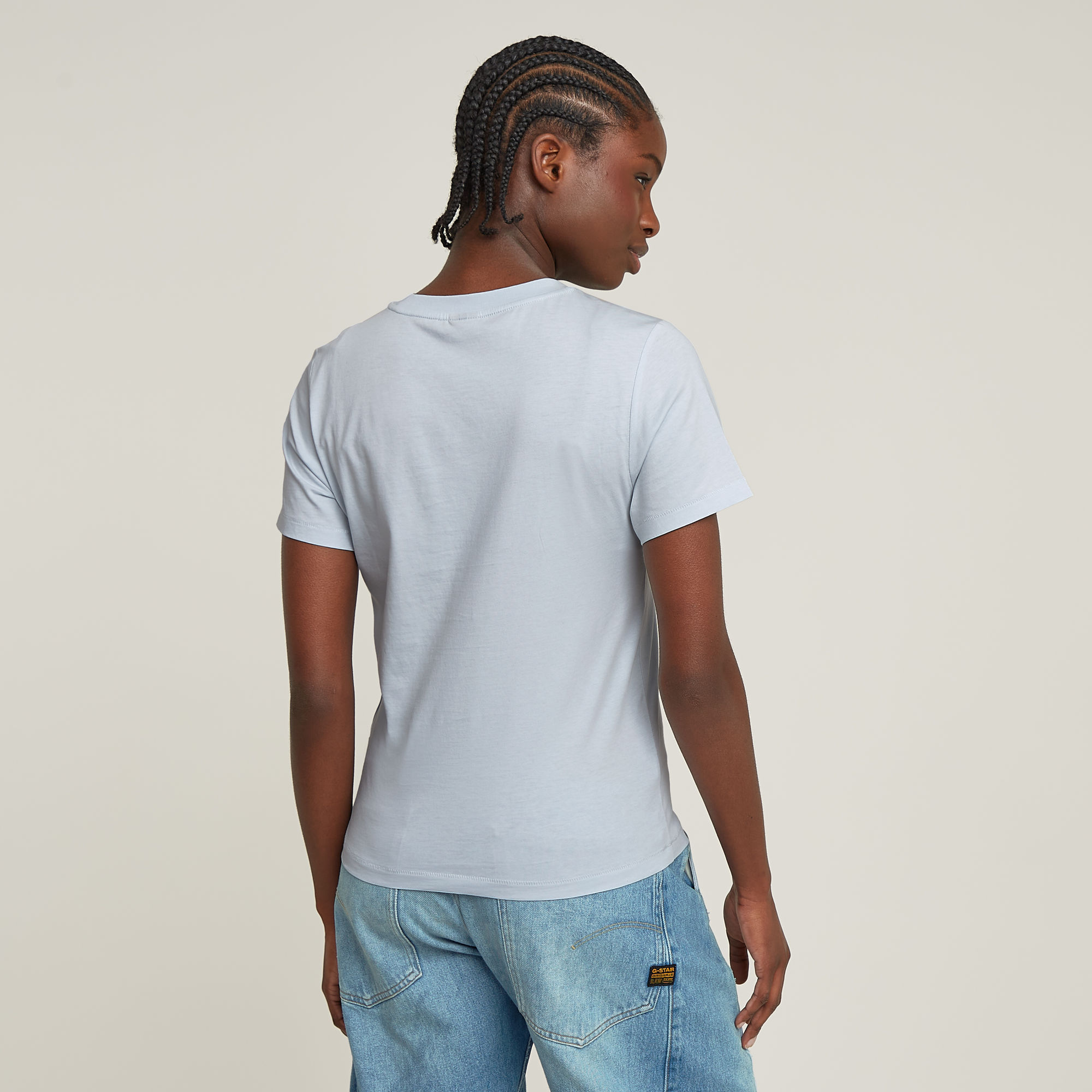 G-Star RAW Nifous Top Lichtblauw Dames