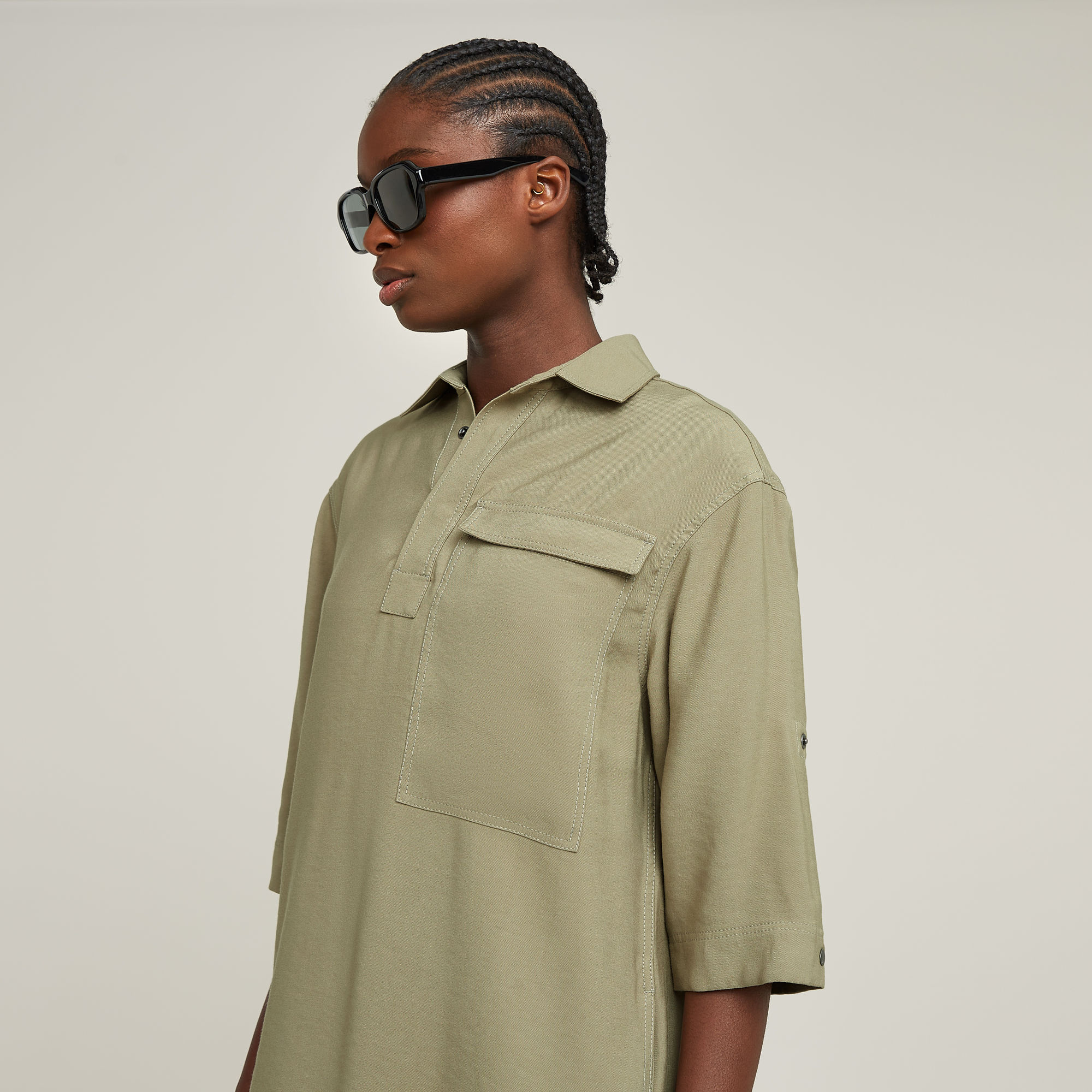 G-Star RAW Blousejurk Groen Dames
