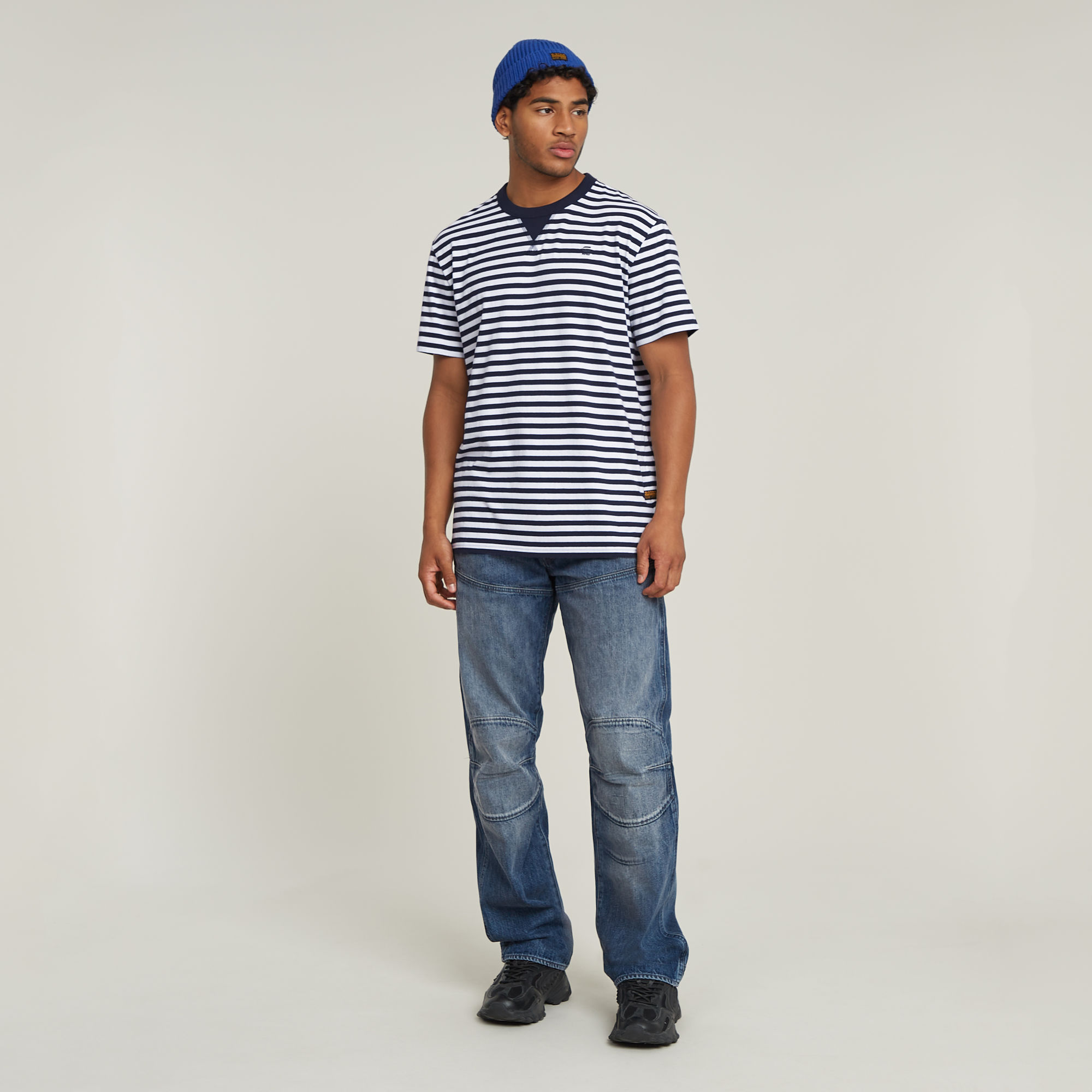 G-Star RAW G-STAR Elwood 3D Regular Jeans Donkerblauw Heren