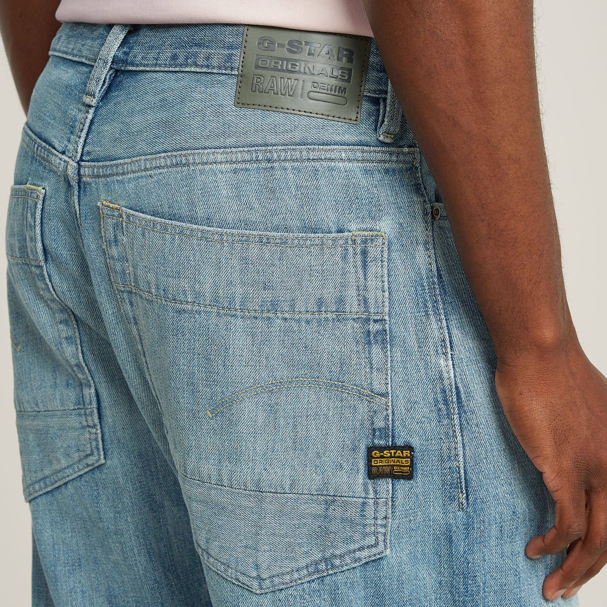 G-Star RAW Bend 3D Loose Jeans Lichtblauw Heren