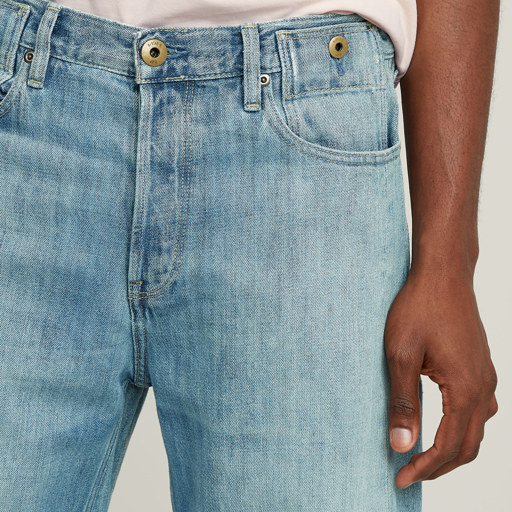 G-Star RAW Bend 3D Loose Jeans Lichtblauw Heren