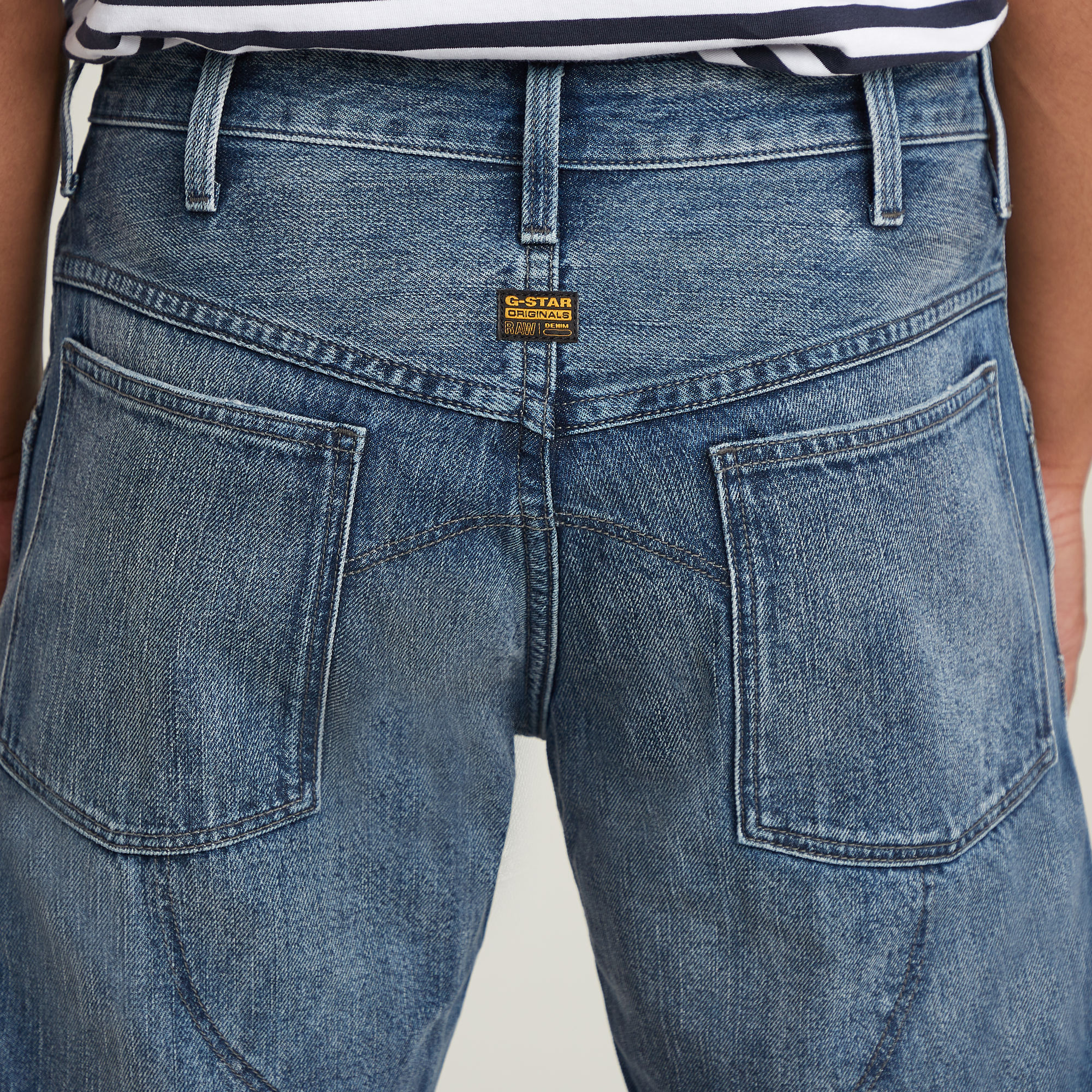 G-Star RAW G-STAR Elwood 3D Regular Jeans Donkerblauw Heren