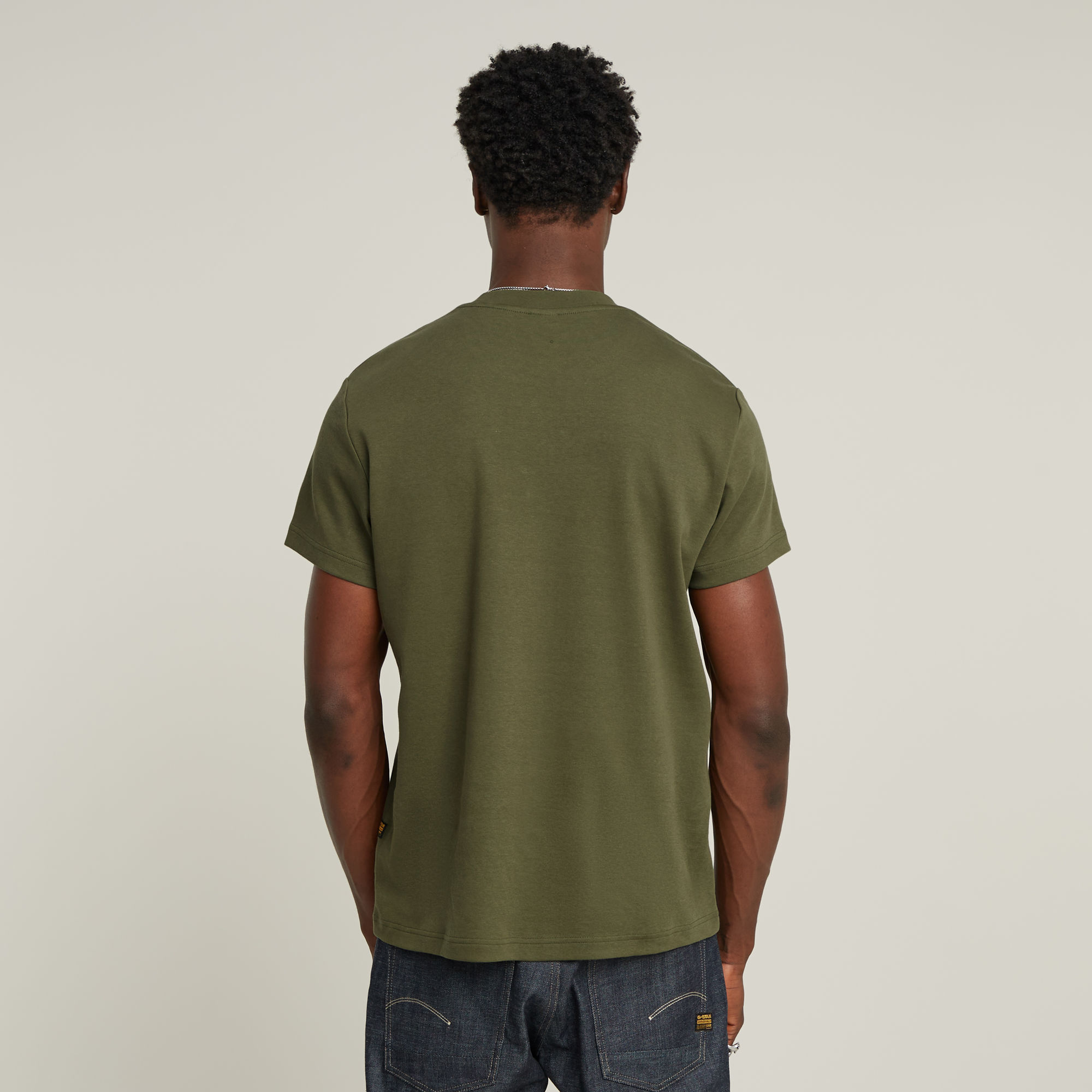 G-Star RAW Old Skool Logo T-Shirt Groen Heren