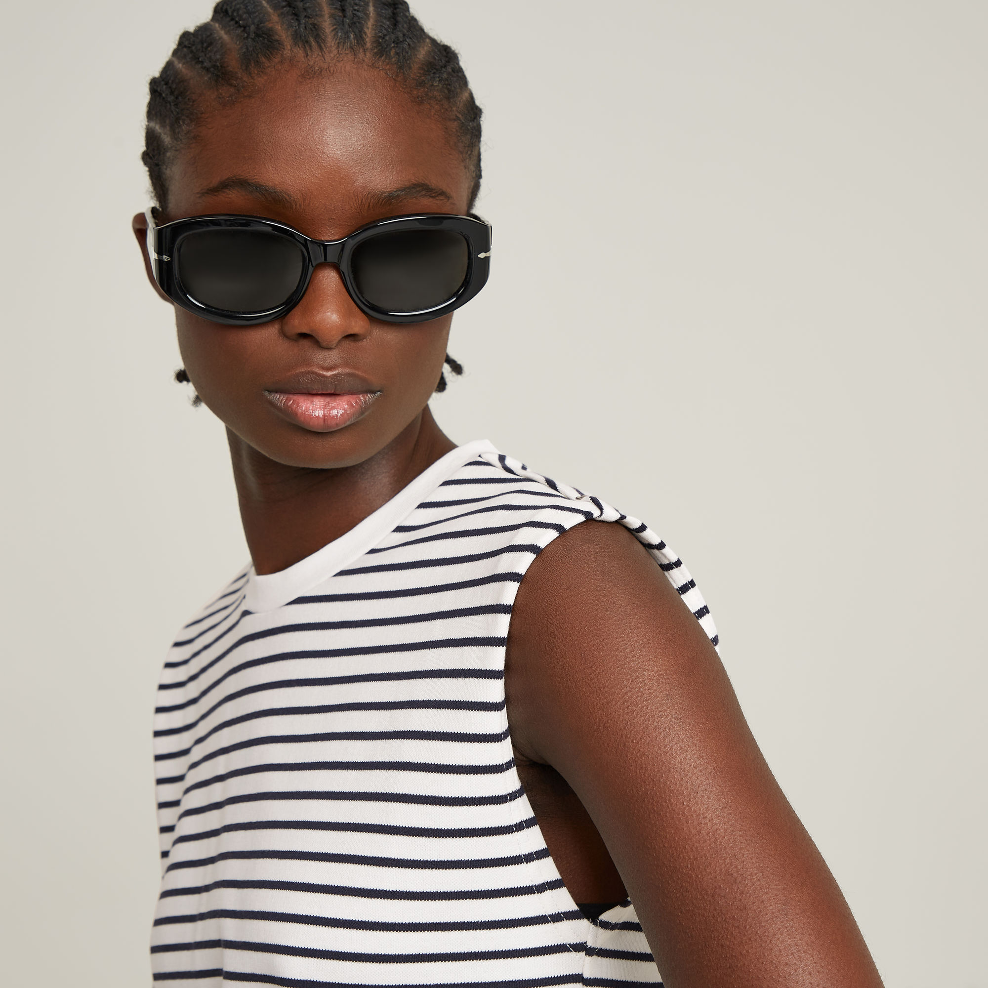 G-Star RAW Stripe Boxy Top Meerkleurig Dames