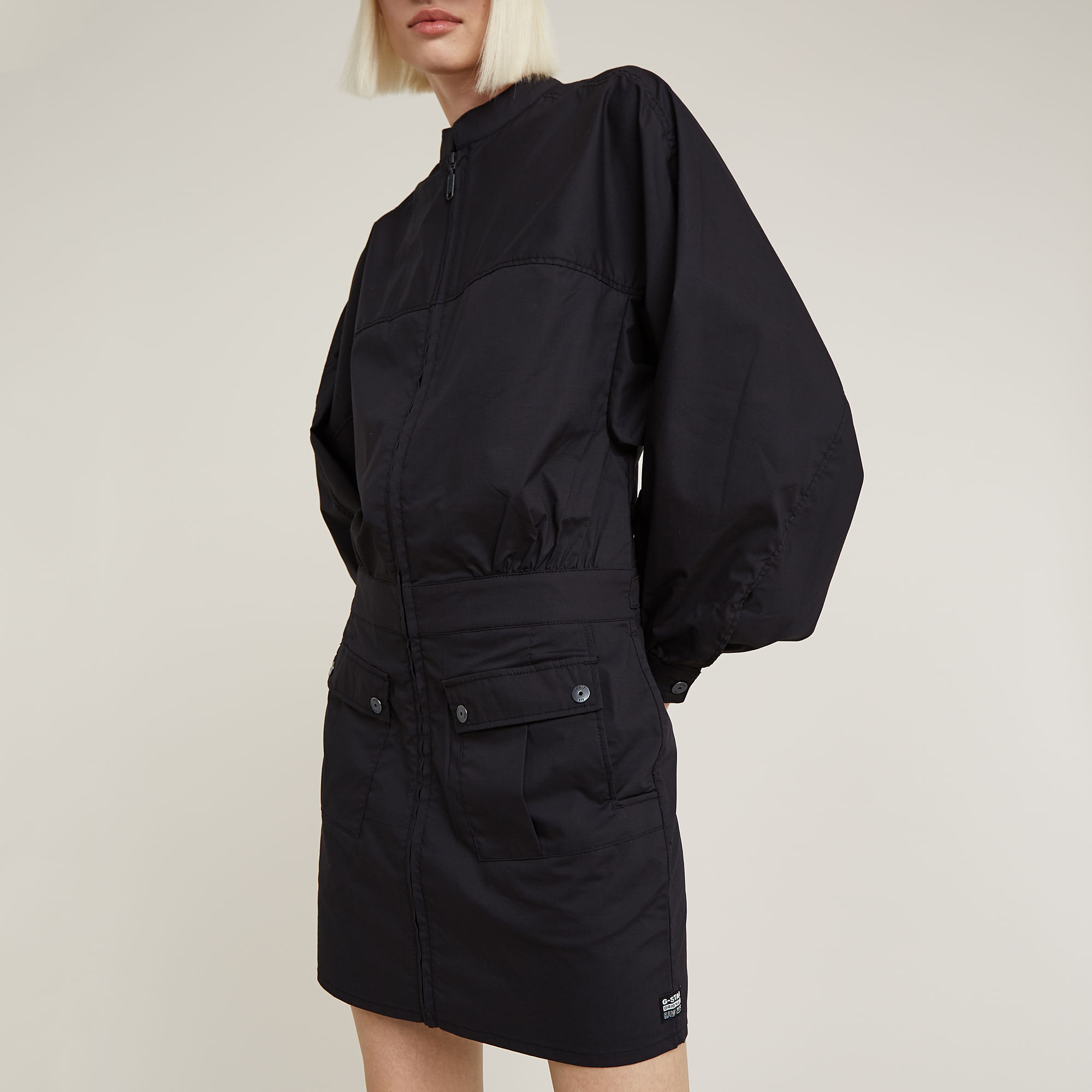 G-Star RAW Macro Balloon Jurk Zwart Dames
