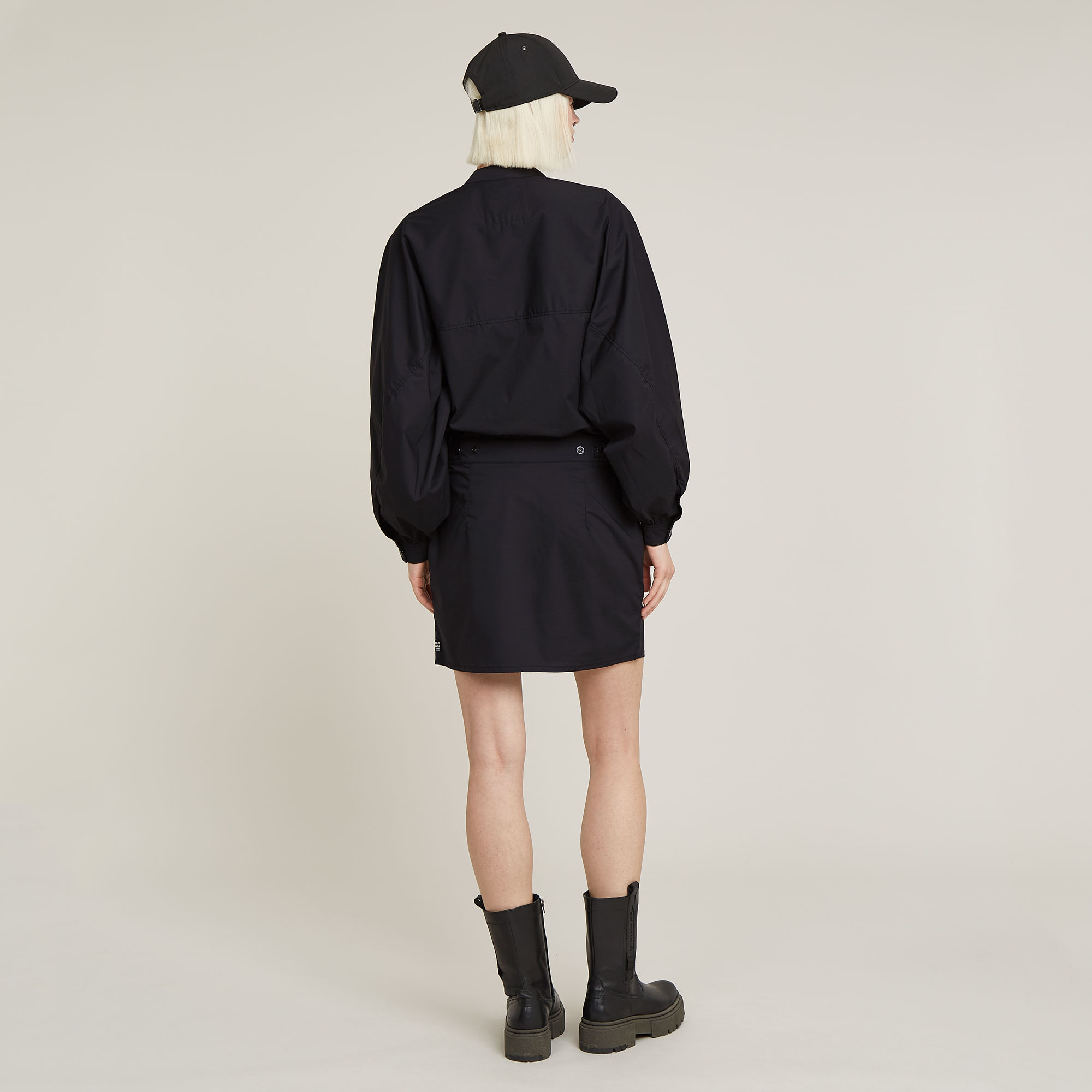 G-Star RAW Macro Balloon Jurk Zwart Dames