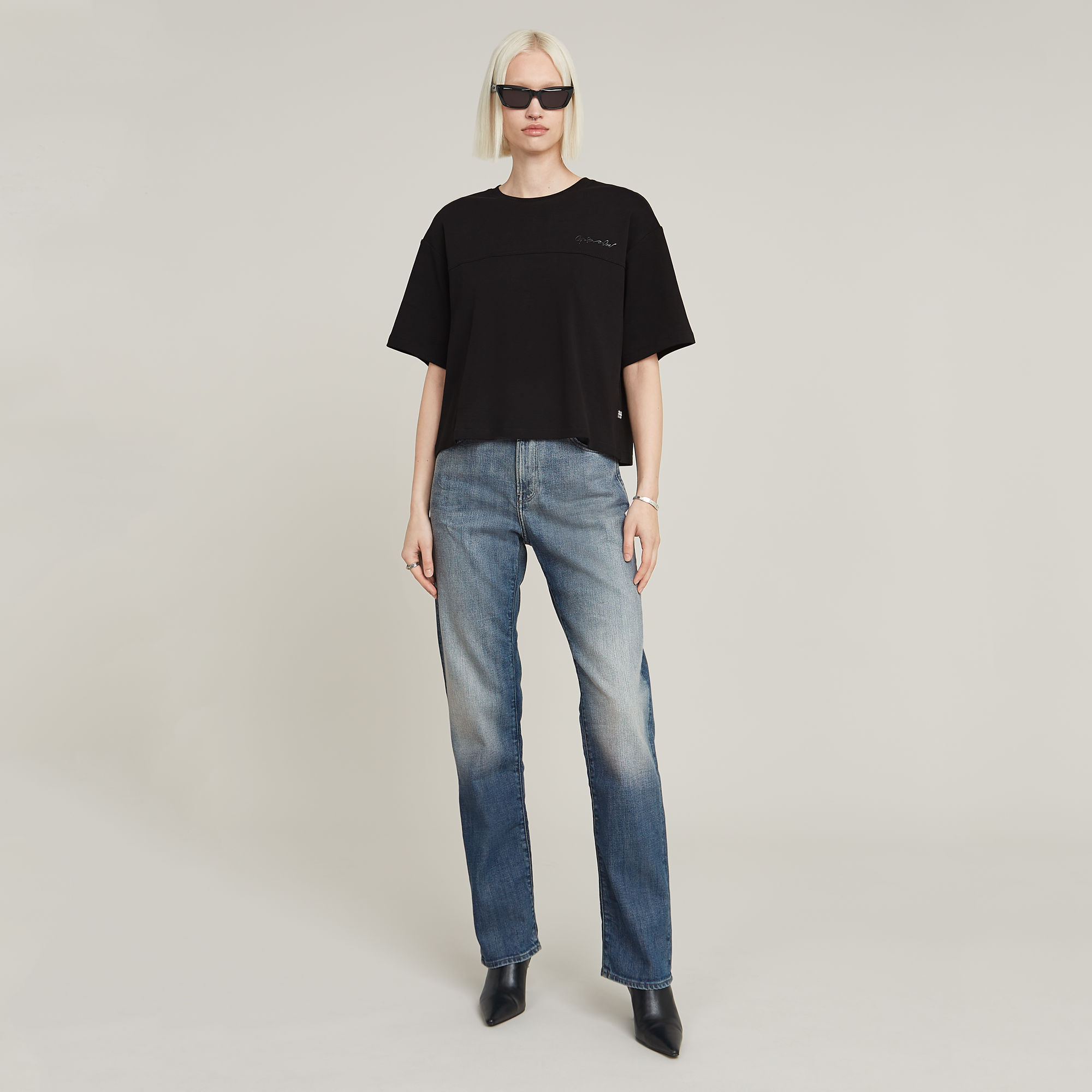 G-Star RAW G-Script Loose Top Zwart Dames