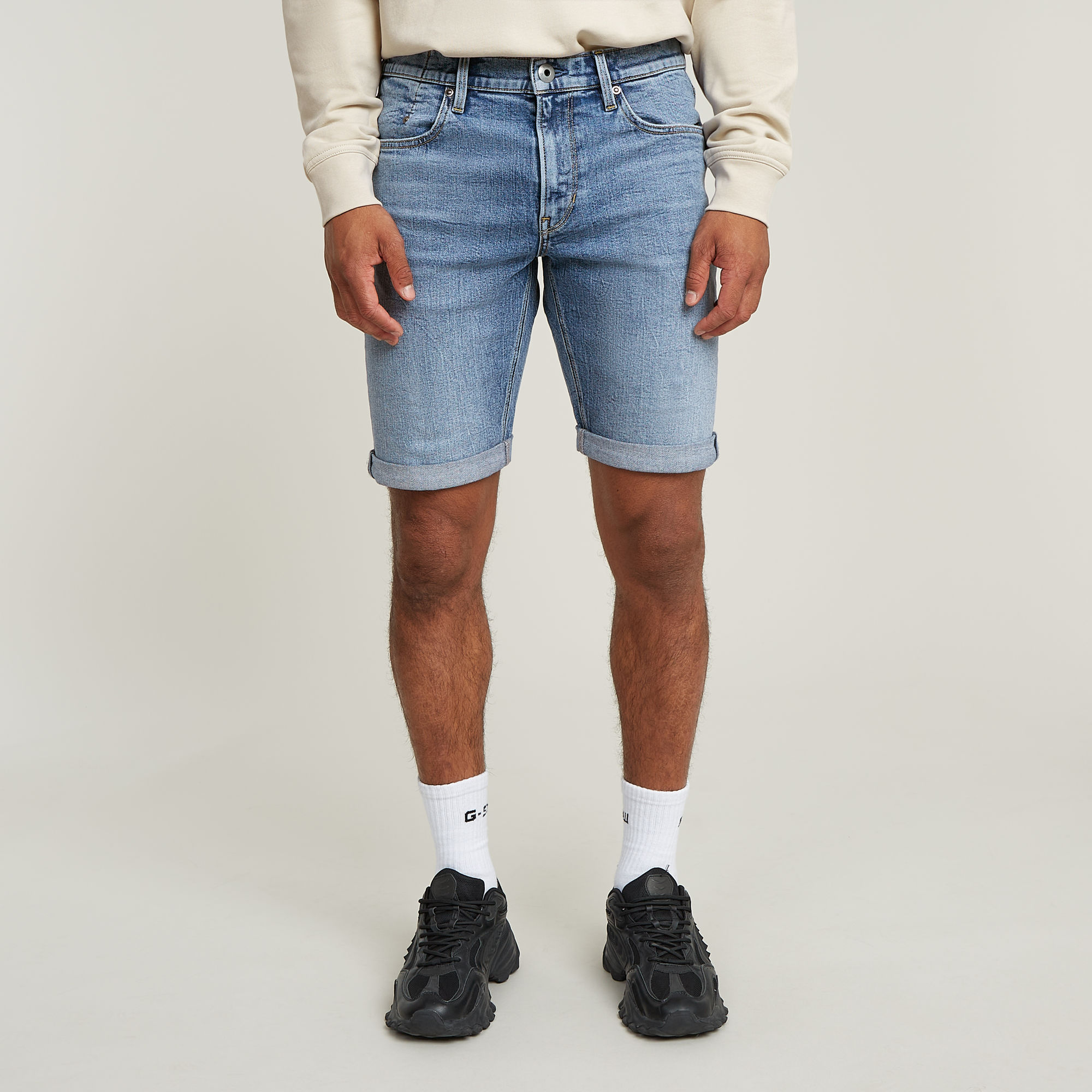 G-Star RAW Mosa Denim Short - Midden blauw - Heren