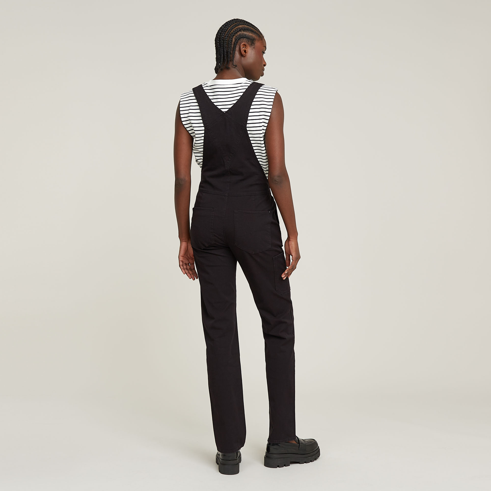 G-Star RAW Tuinbroek Slim Zwart Dames