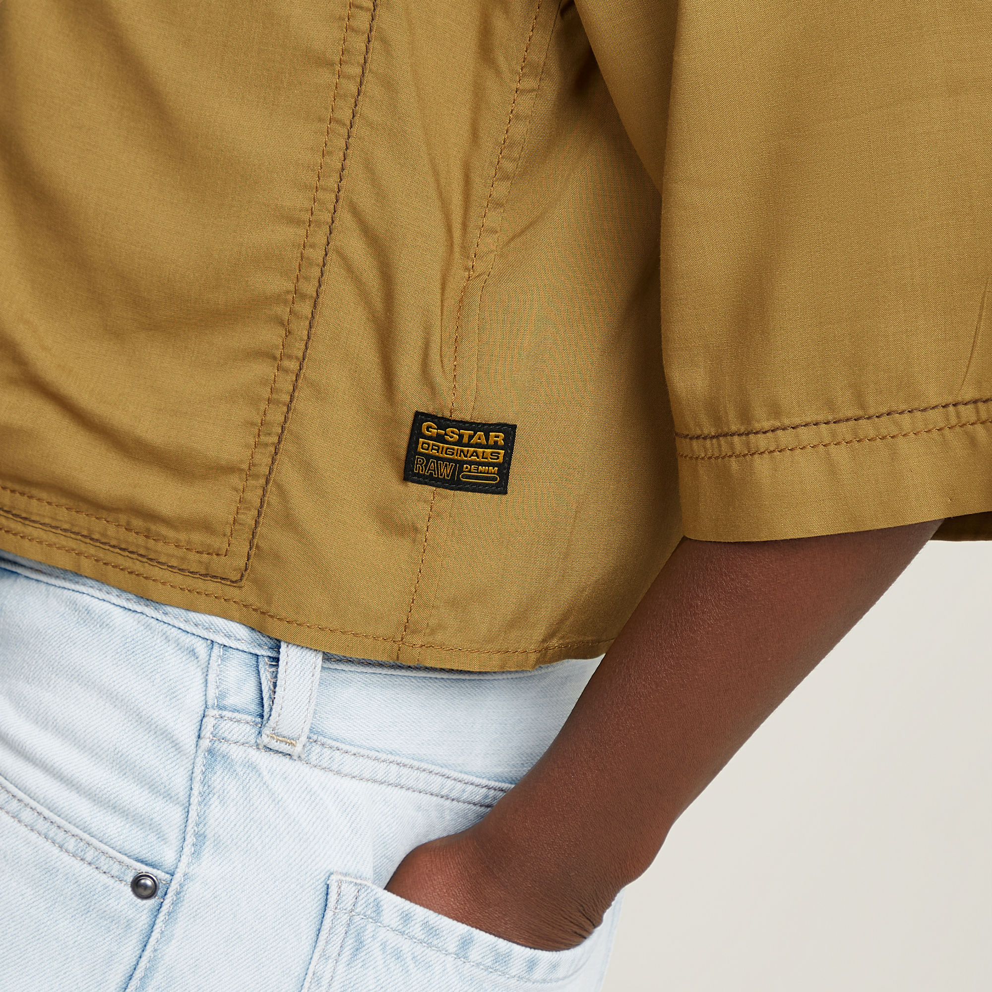 G-Star RAW Boxy Shirt Beige Dames