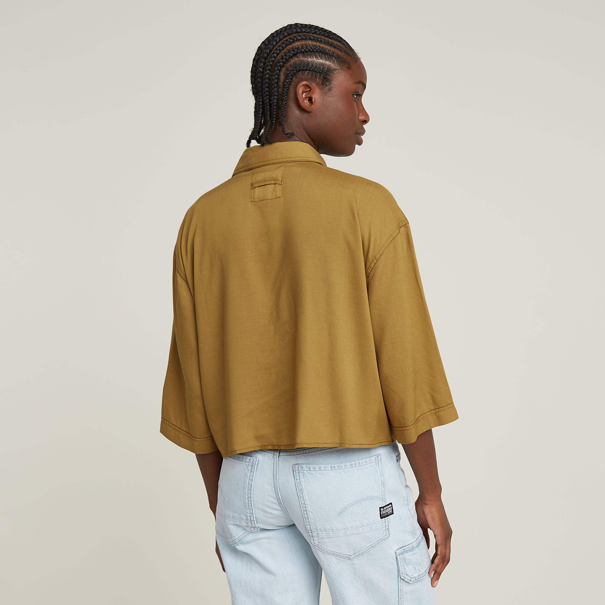 G-Star RAW Boxy Shirt Beige Dames