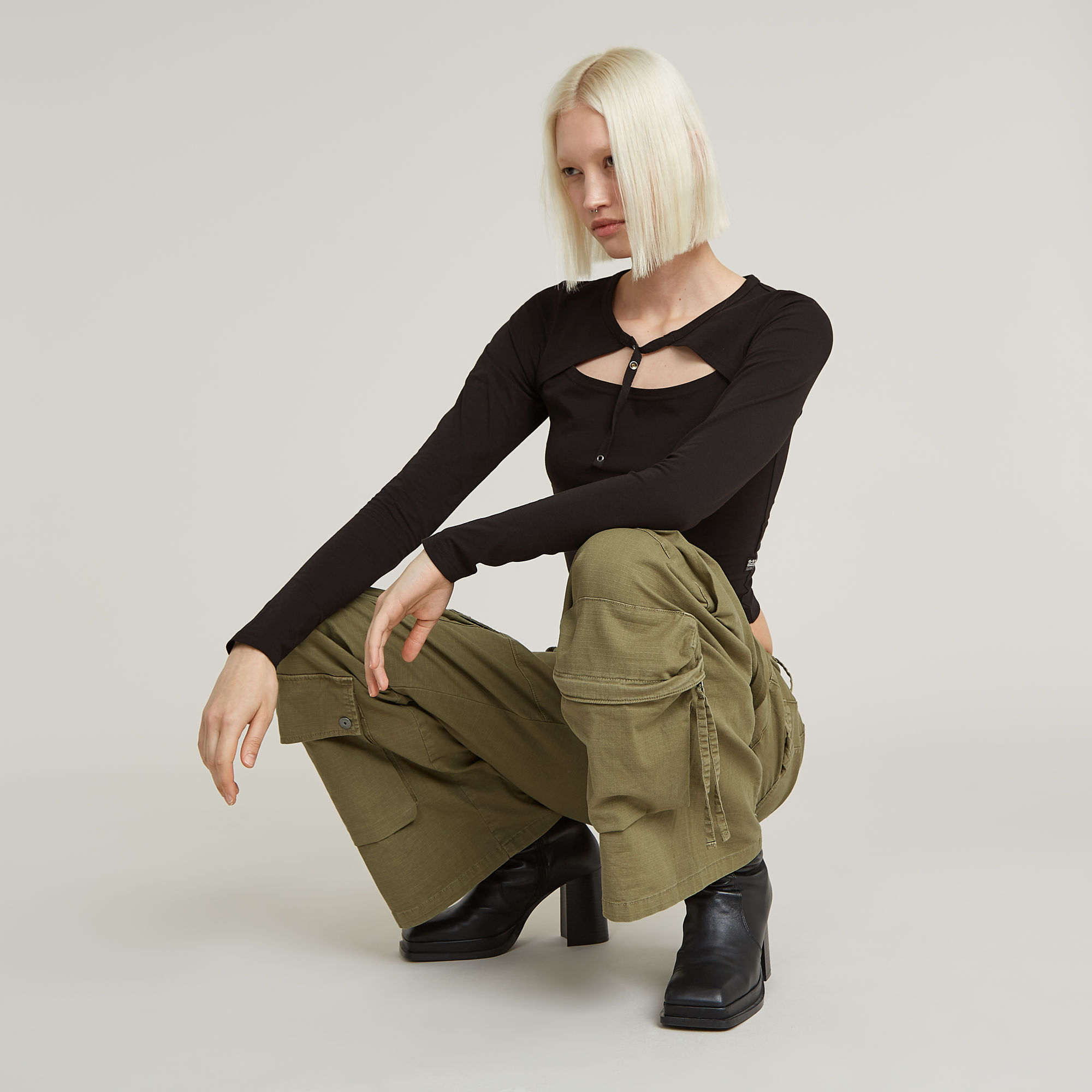 G-Star RAW Mega Cargo Broek Groen Dames