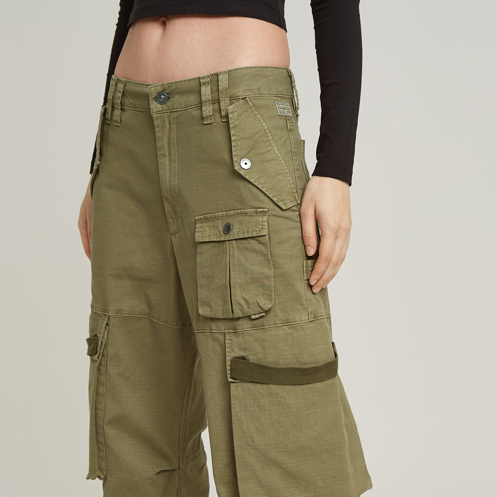 G-Star RAW Mega Cargo Broek Groen Dames