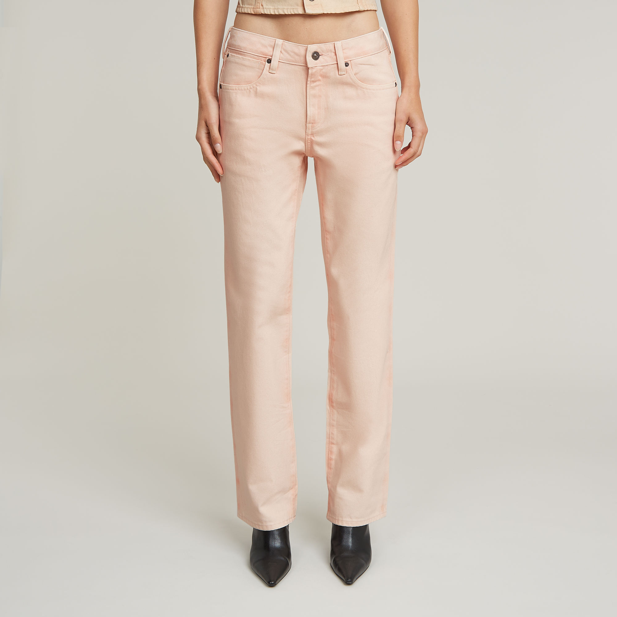 G-Low Straight Jeans - Pink - Damen