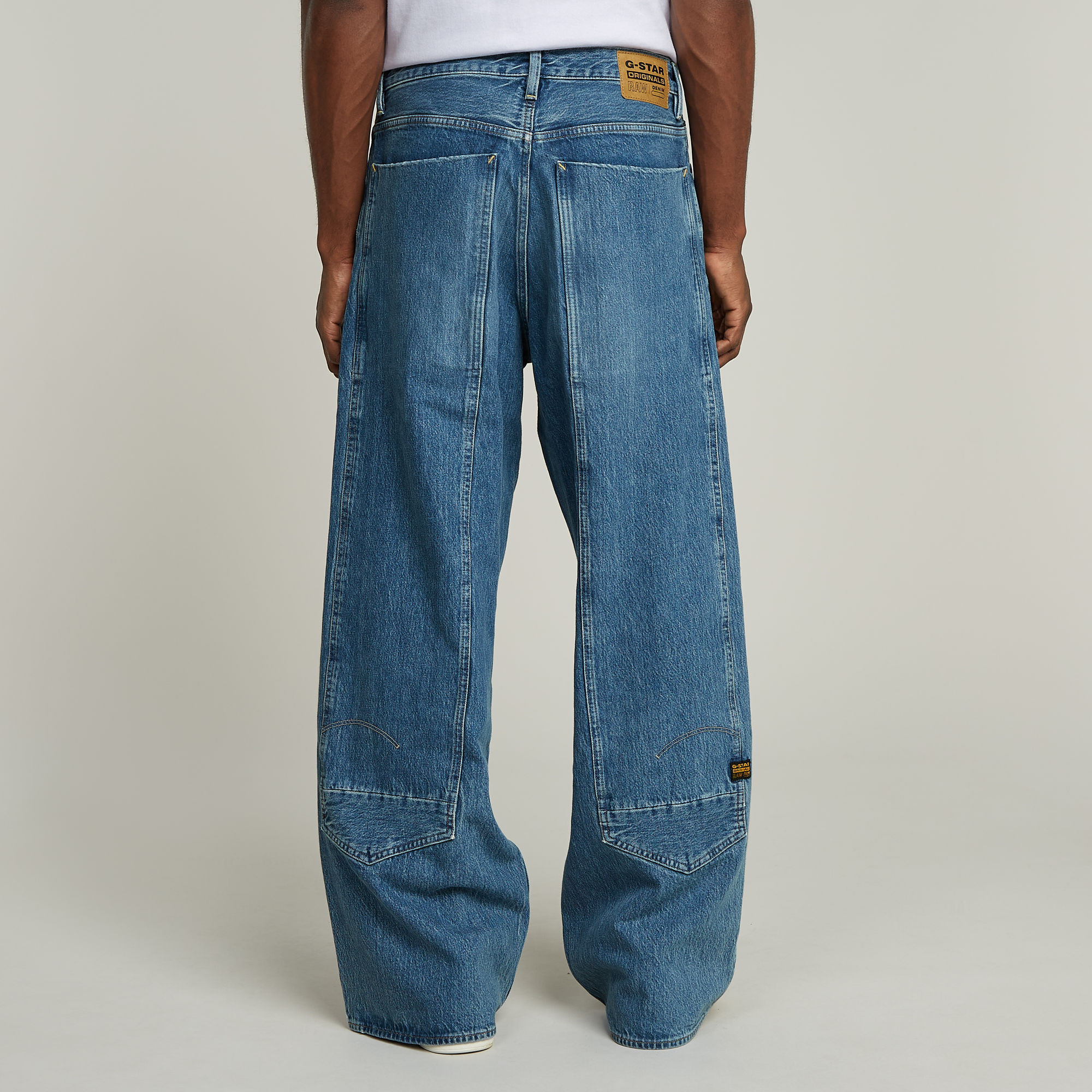 G-Star RAW Long Pocket Loose Jeans Midden blauw Heren