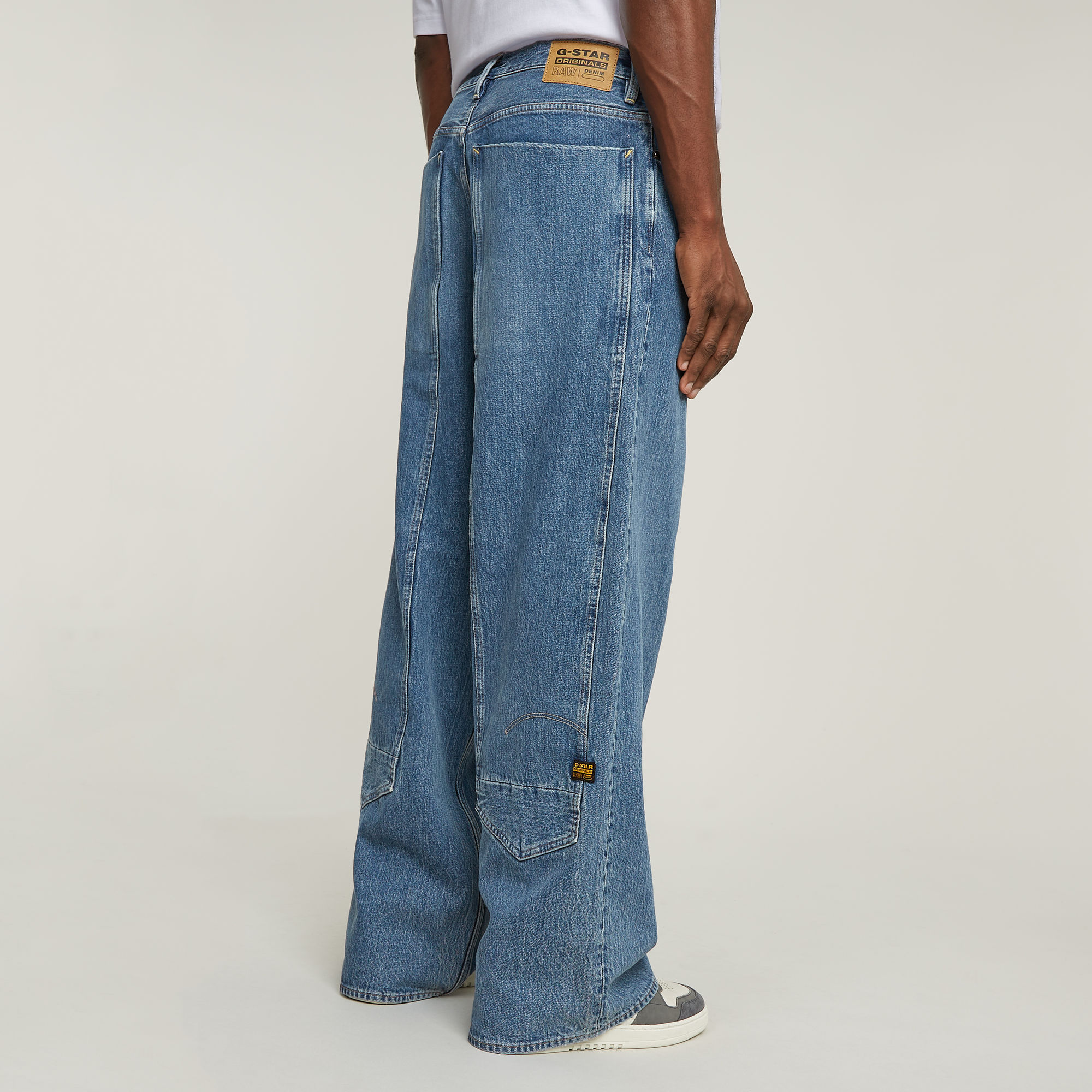 G-Star RAW Long Pocket Loose Jeans Midden blauw Heren