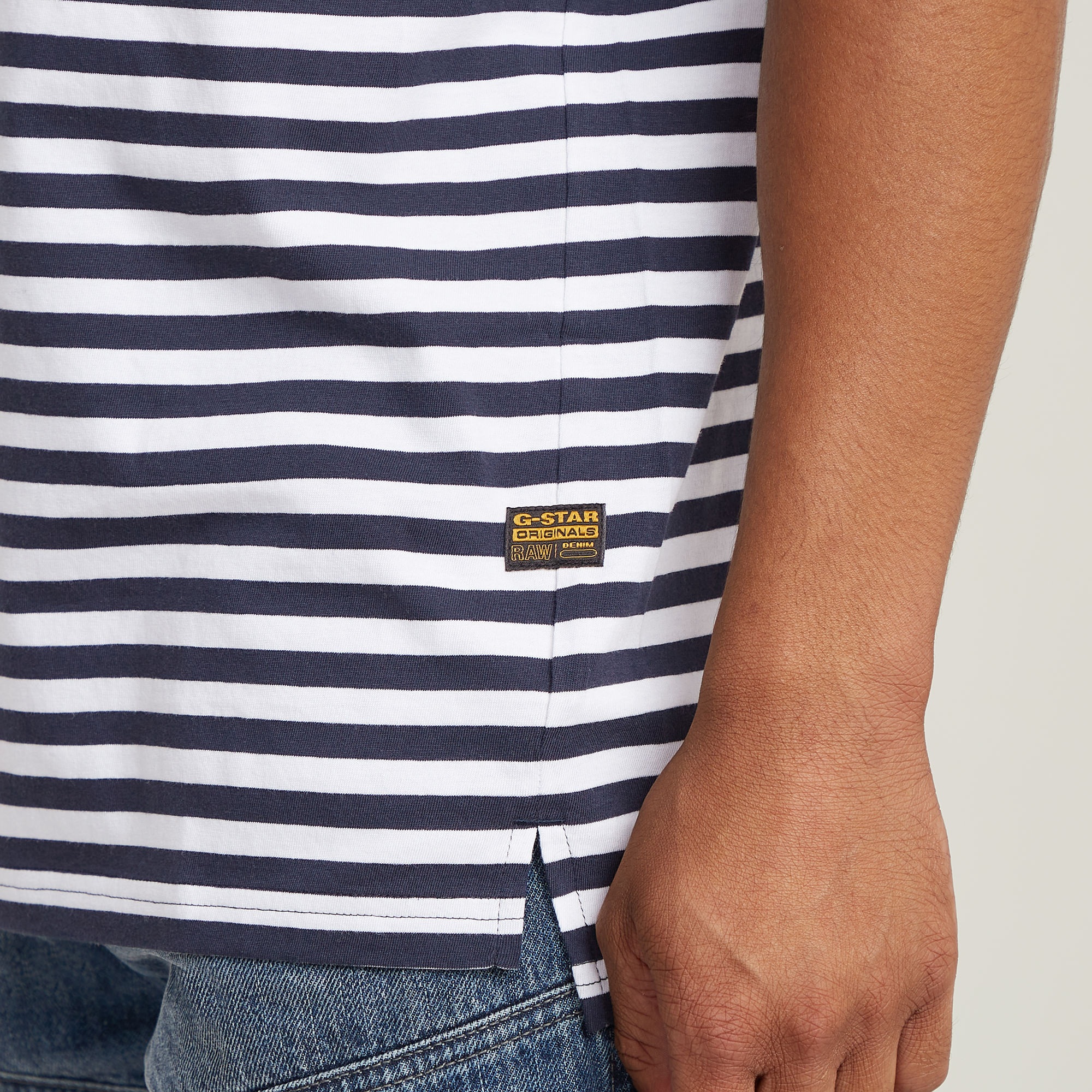 G-Star RAW Nifous Stripe T-Shirt Meerkleurig Heren