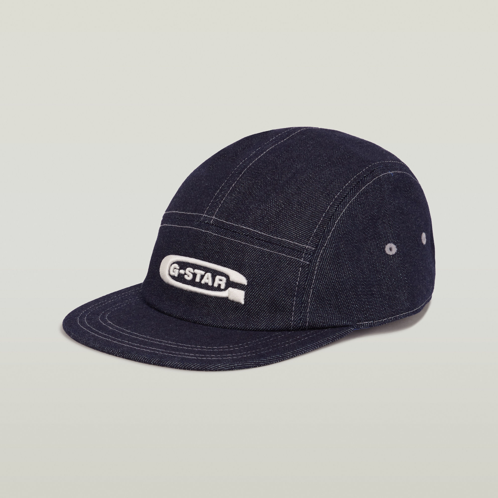 

Flat Brim 5 Panel Cap - Dark blue - Men