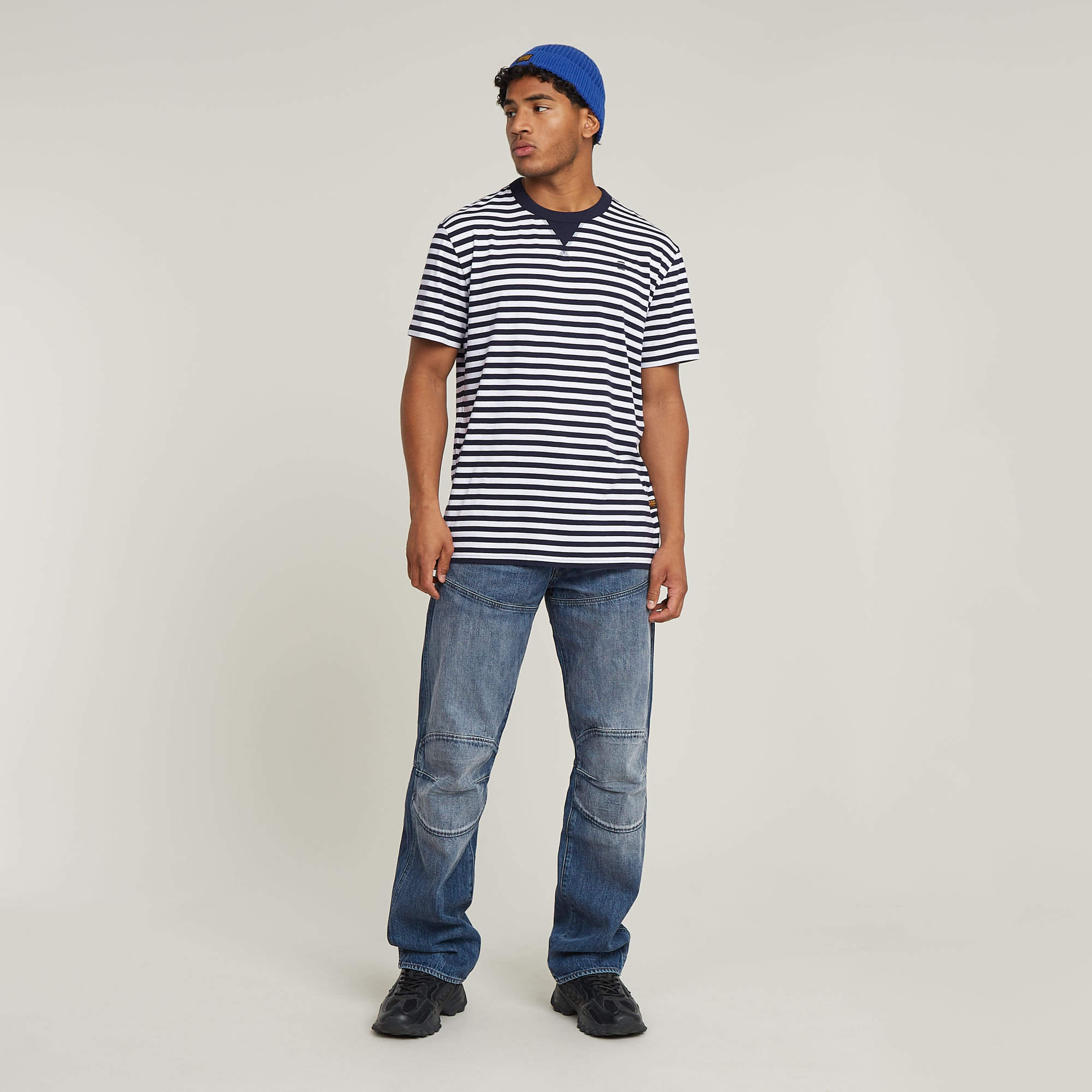 G-Star RAW Nifous Stripe T-Shirt Meerkleurig Heren