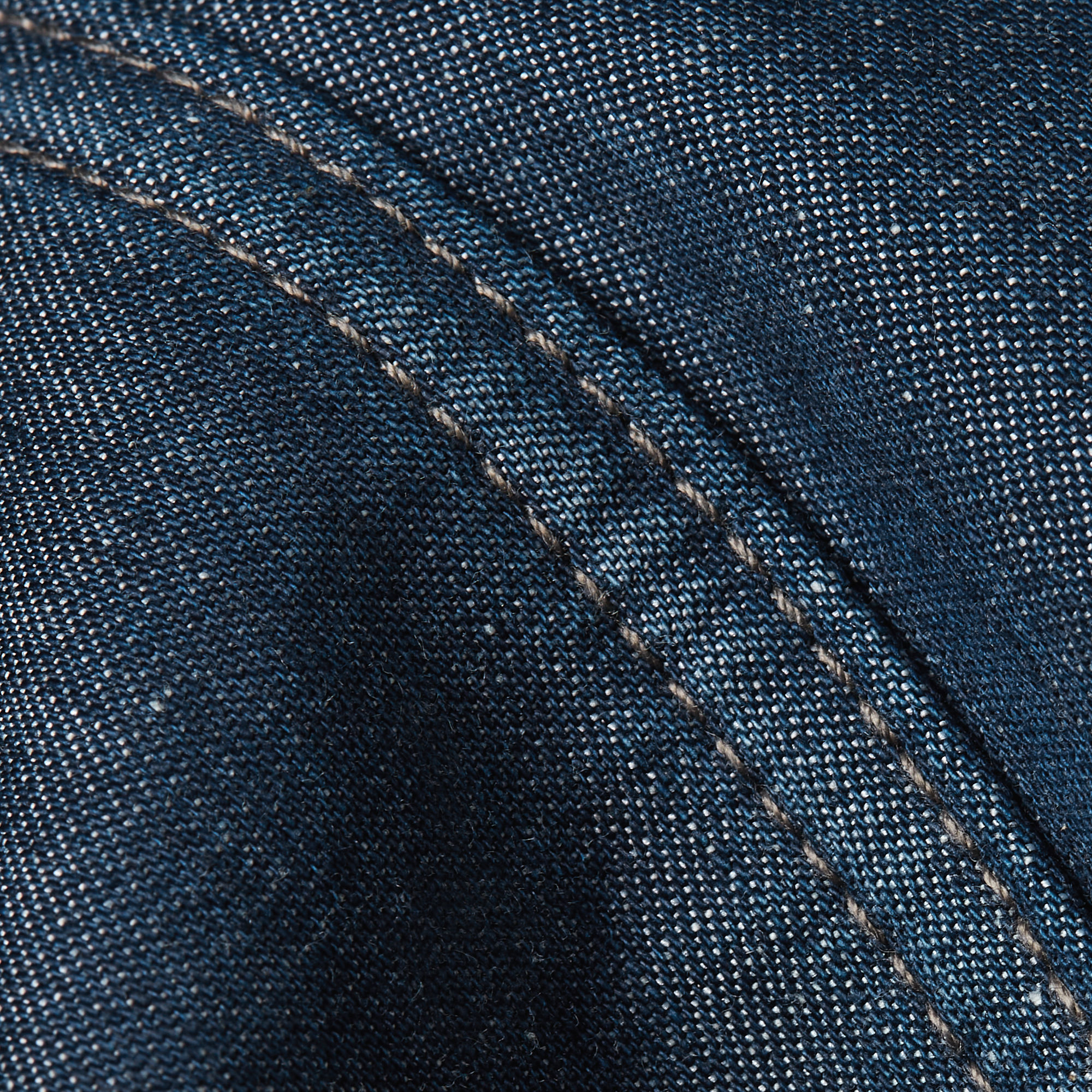 G-Star RAW Long Pocket Boxy Fit Shirt Donkerblauw Heren