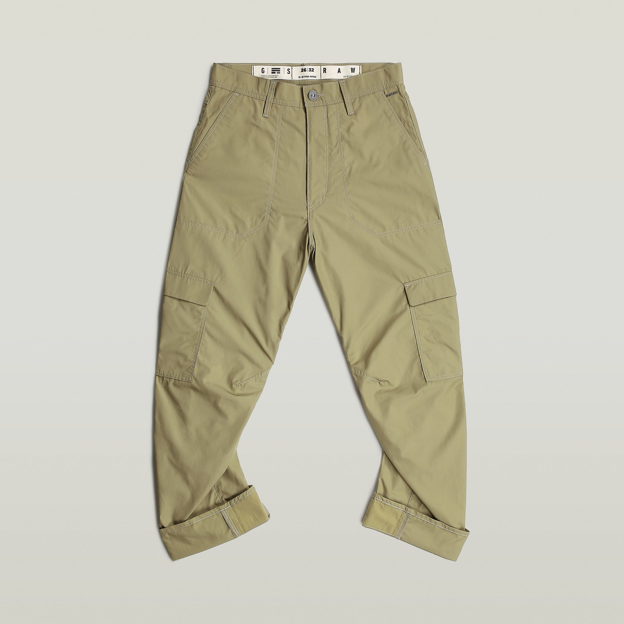 G-Star RAW Cargo 3D Boyfriend Broek Groen Dames