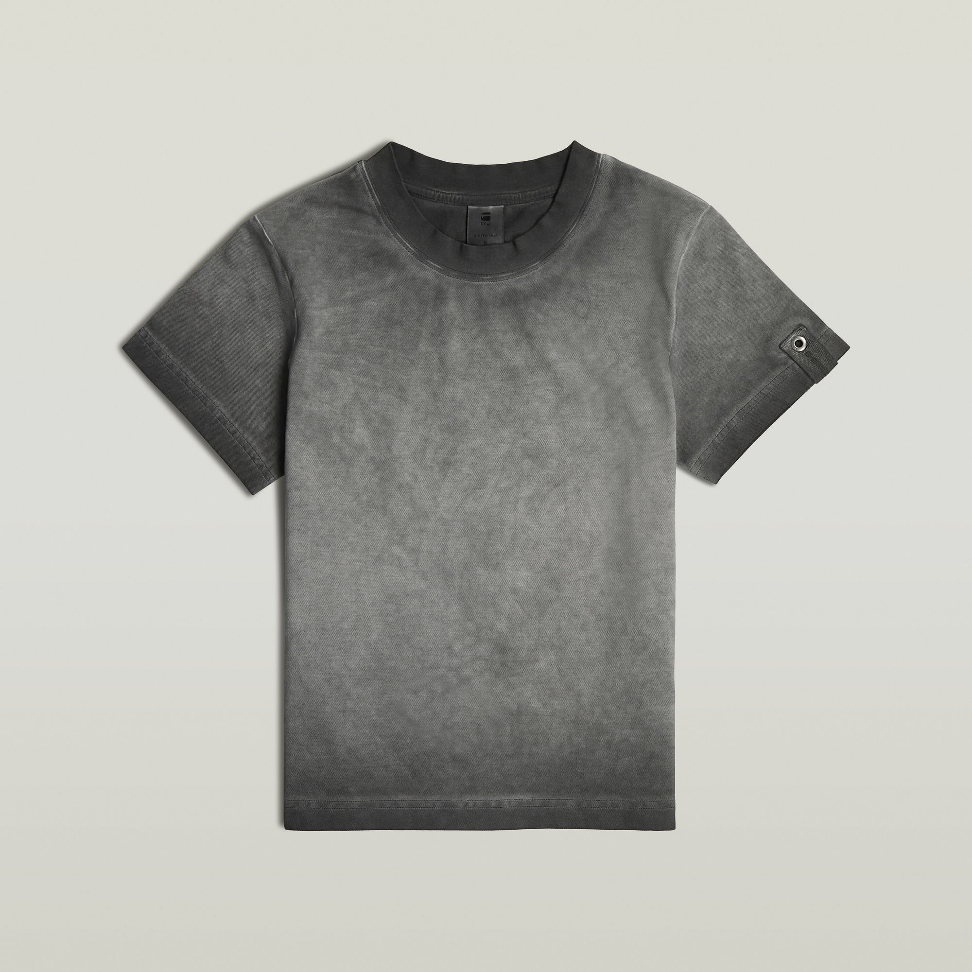 G-Star RAW Overdyed Micro Boxy Top Zwart Dames