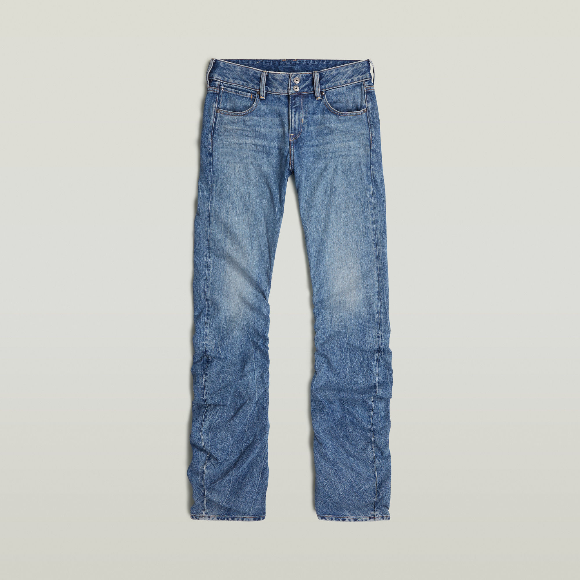 G-Star RAW G-Staq Low Bootcut Jeans Midden blauw Dames