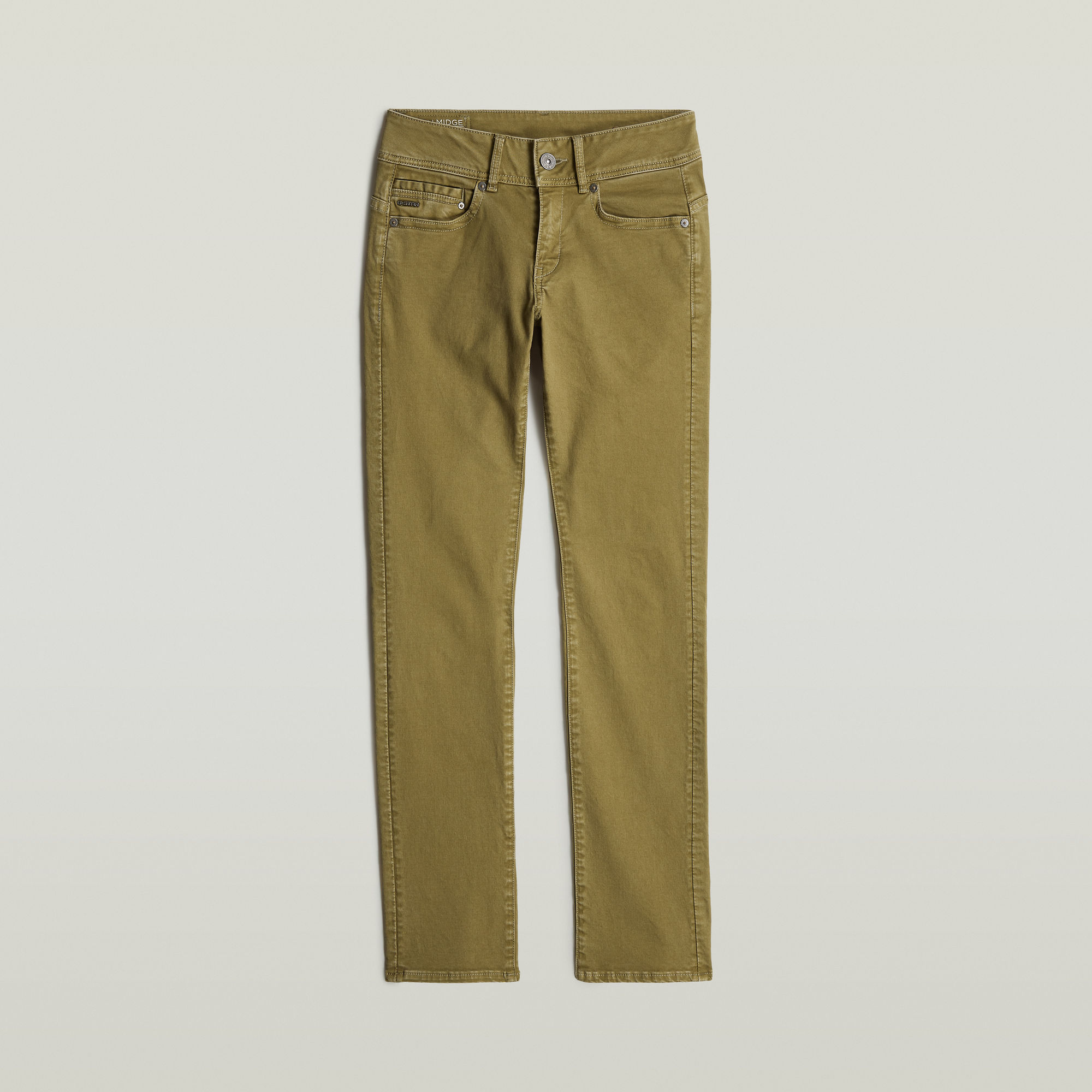 G-Star RAW Midge Slim Straight Chino Groen Dames