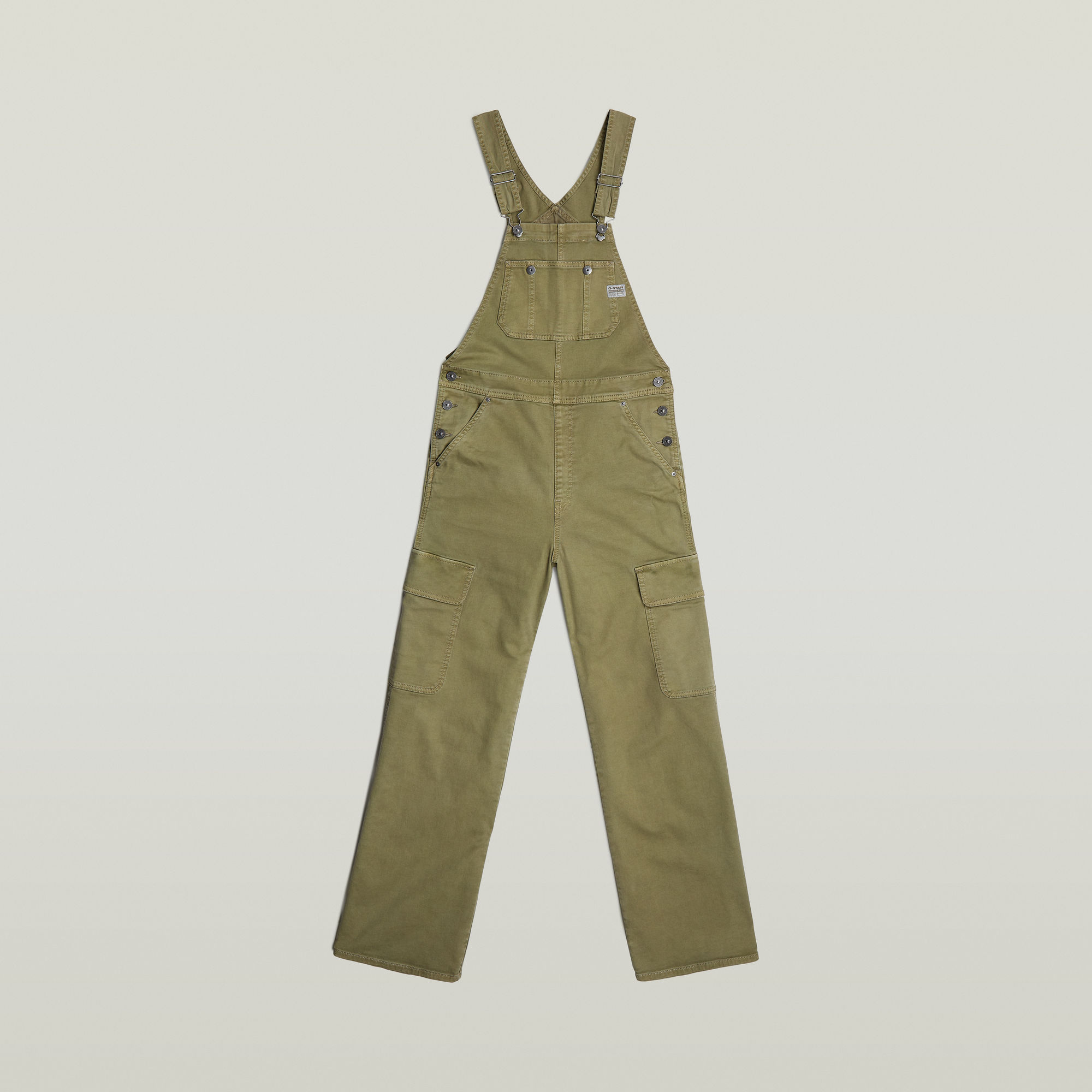 G-Star RAW Straight Tuinbroek Groen Dames