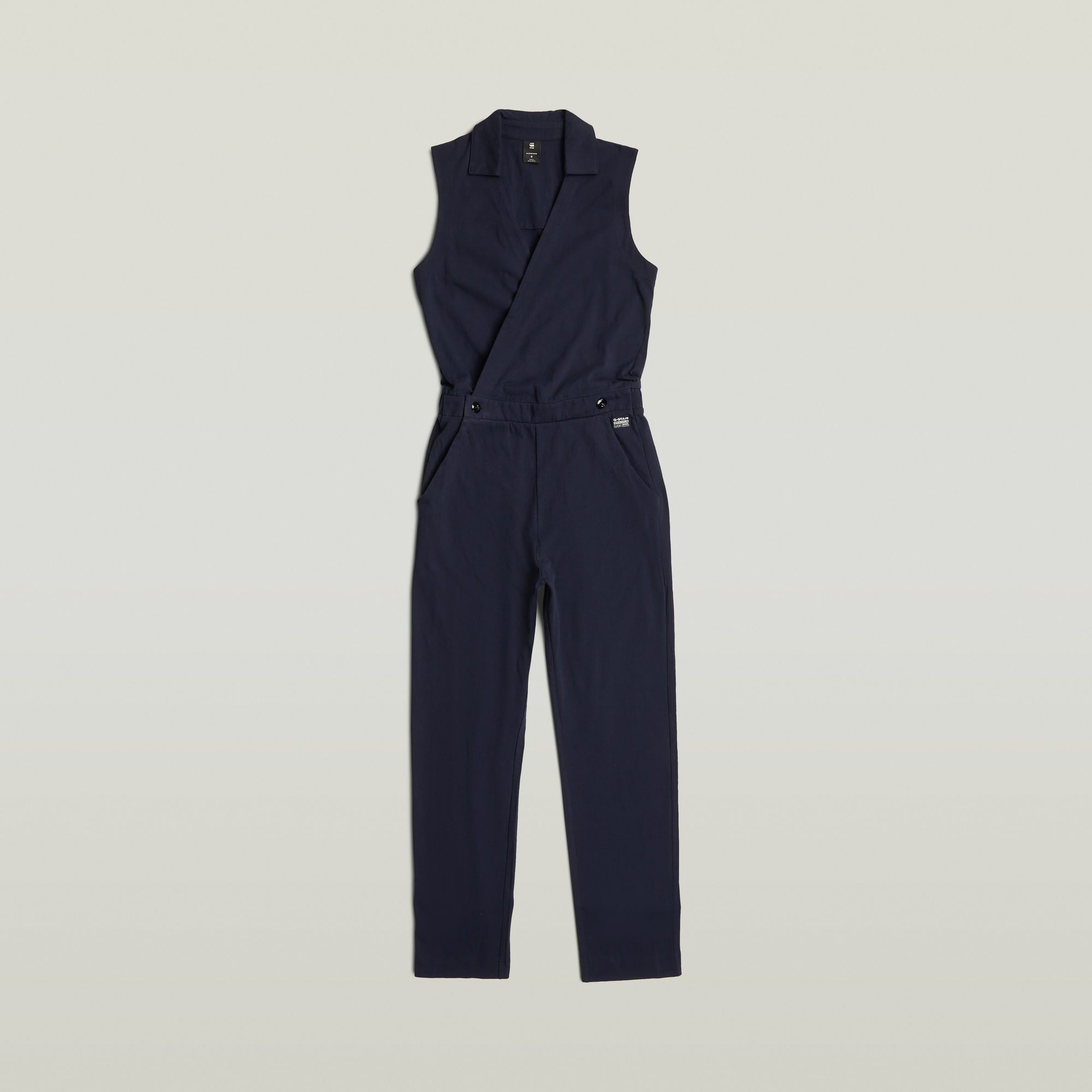 G-Star RAW Wrap Jumpsuit Donkerblauw Dames