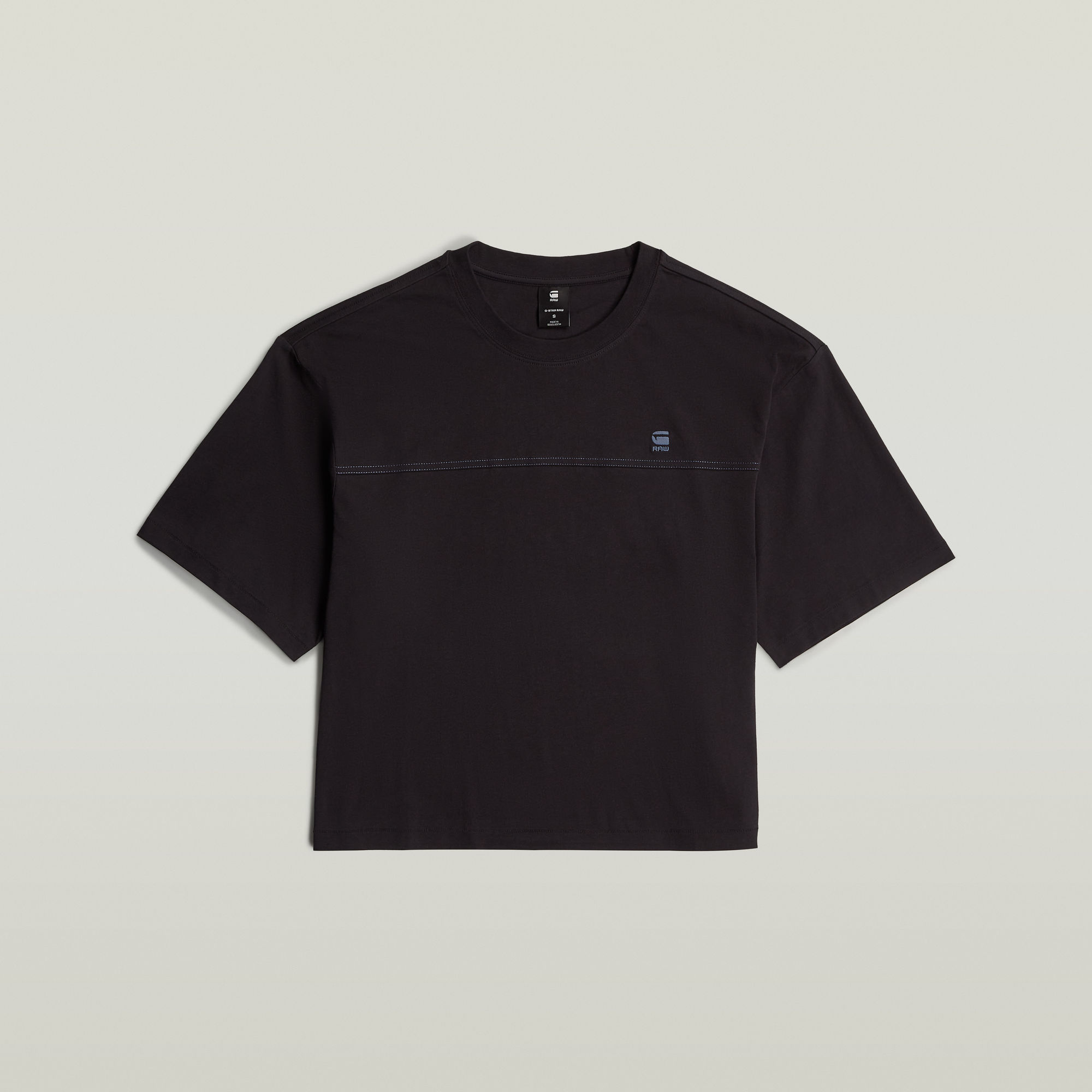 G-Star RAW Horizontal Seam Loose Top Zwart Dames
