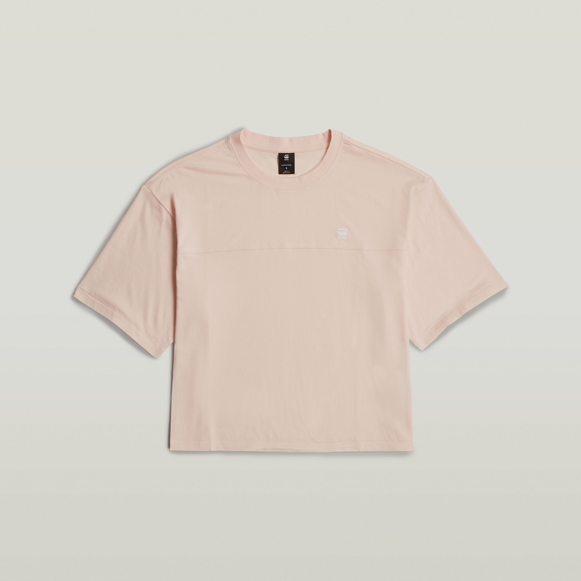 G-Star RAW Horizontal Seam Loose Top Roze Dames