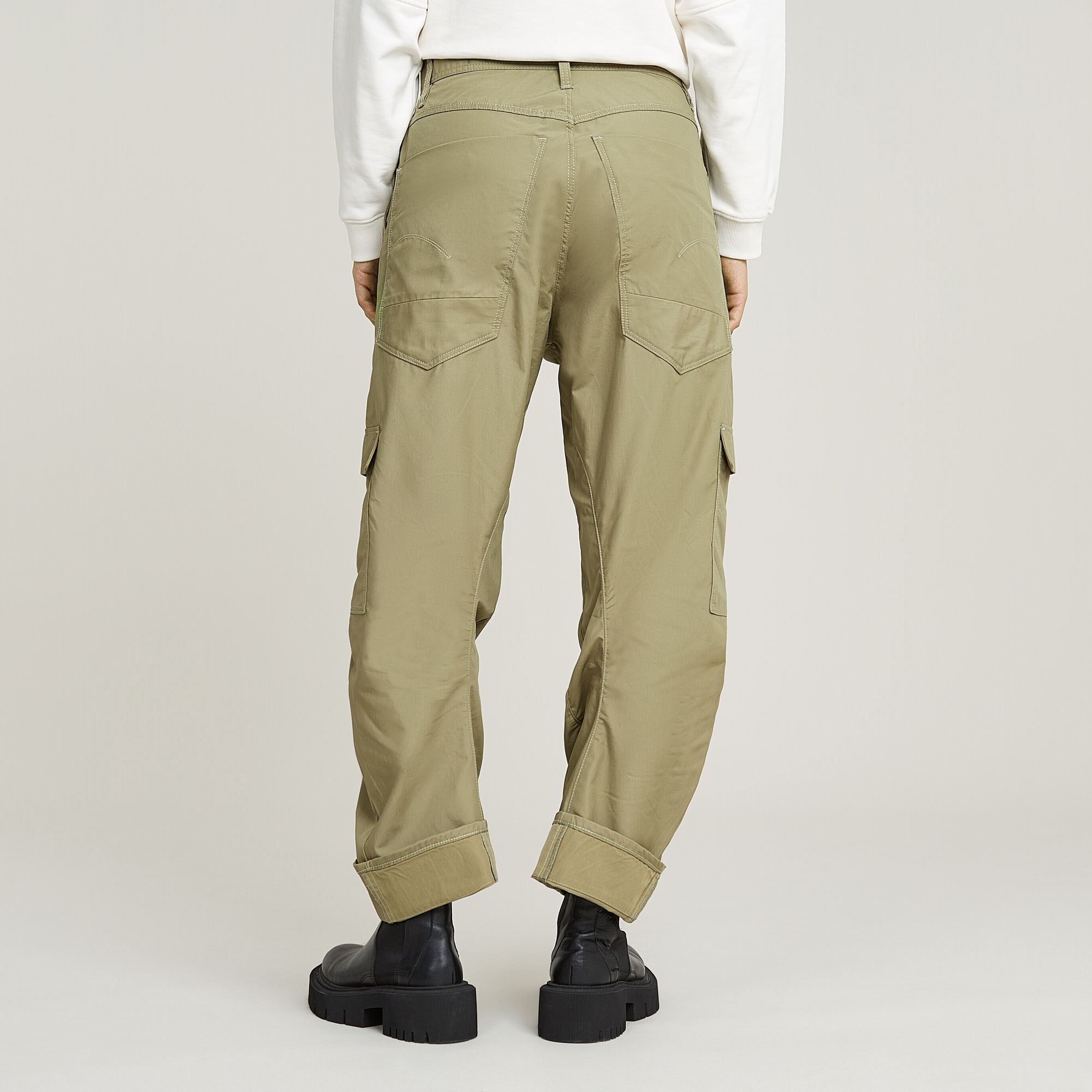 G-Star RAW Cargo 3D Boyfriend Broek Groen Dames